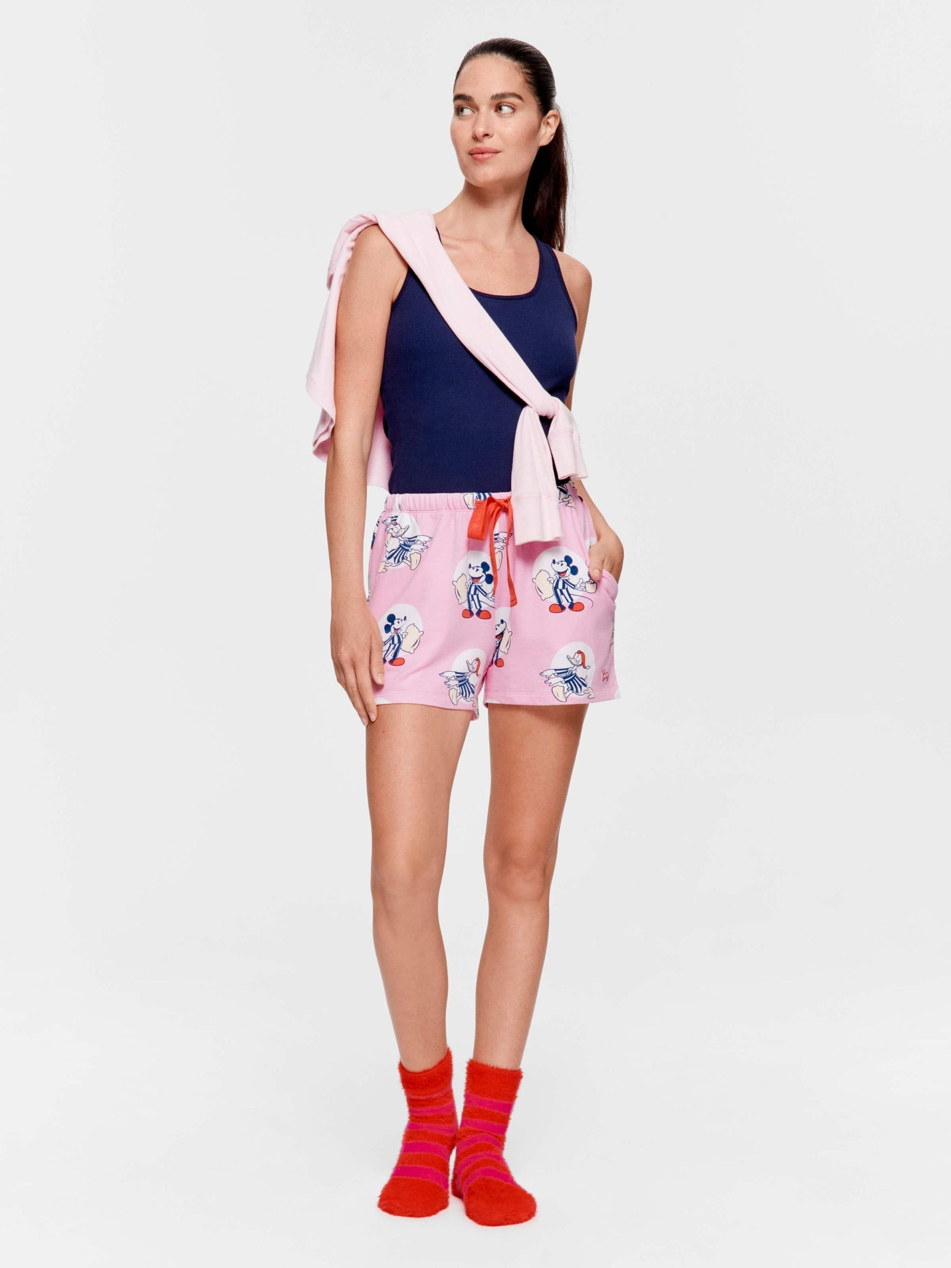 Sleepy Donald Duck Mid Short Multi