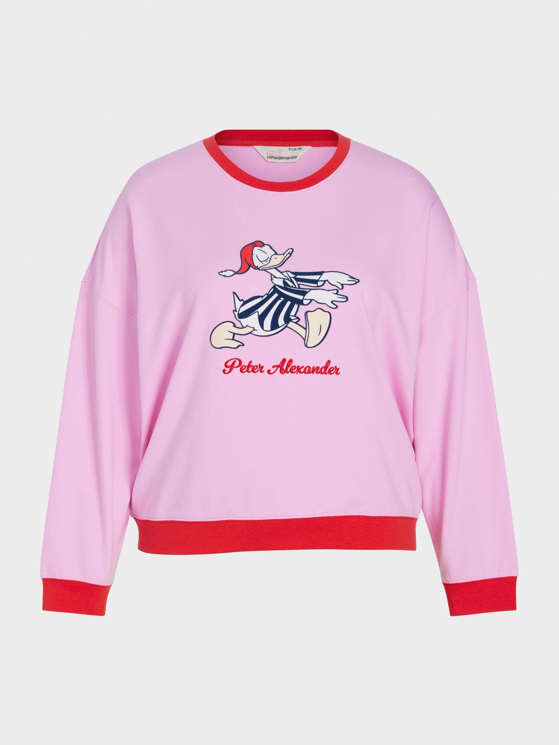 P.A. Plus Sleepy Donald Duck Sweater Pink