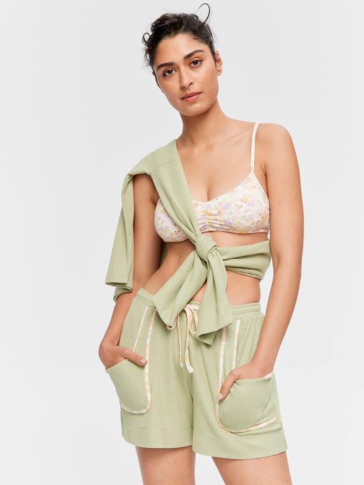 Waffle Mid Short green