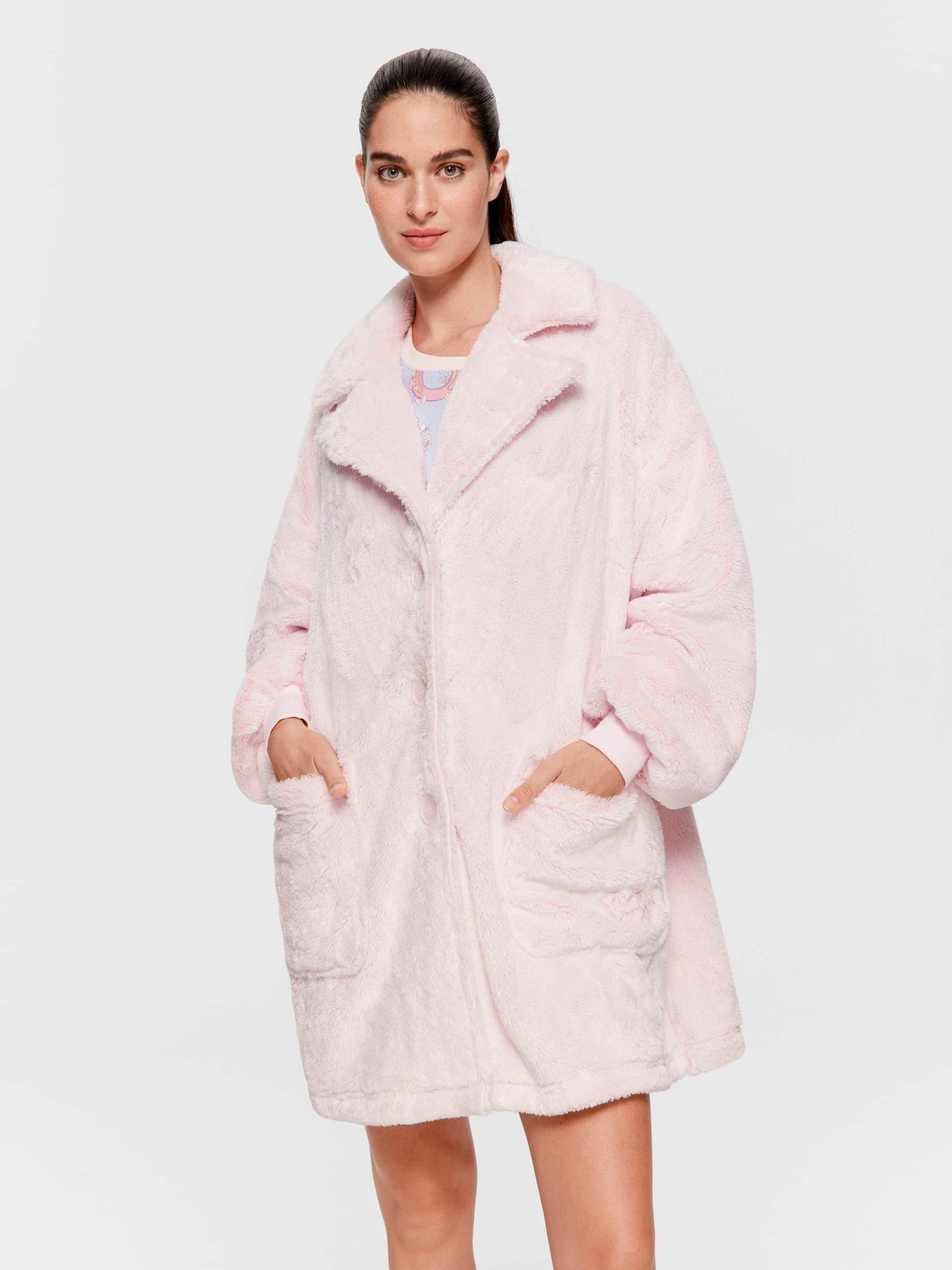 Oversized Fluffy Pink Gown Pink