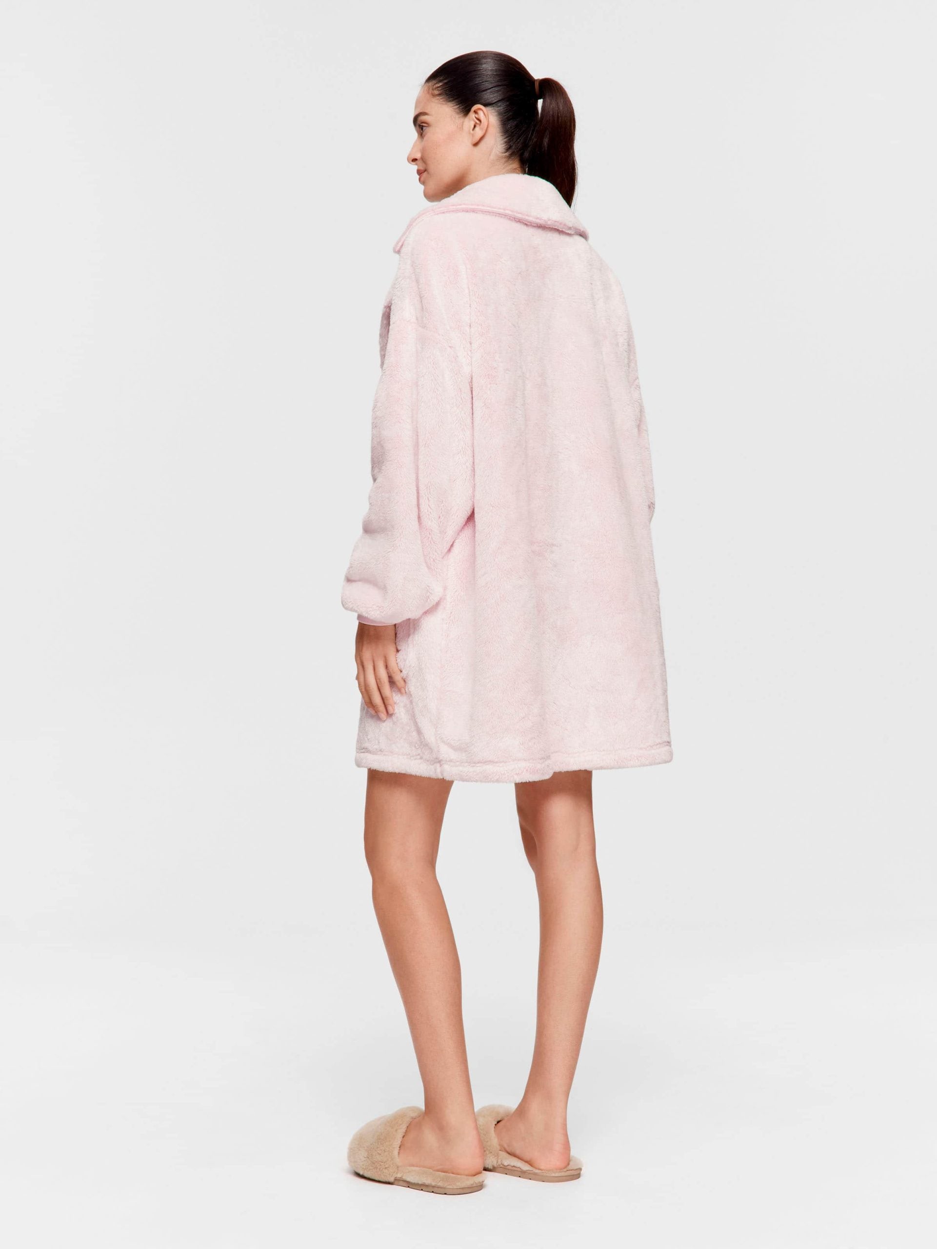 Oversized Fluffy Pink Gown Pink