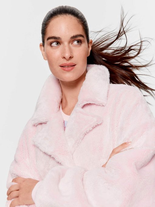 Oversized Fluffy Pink Gown Pink
