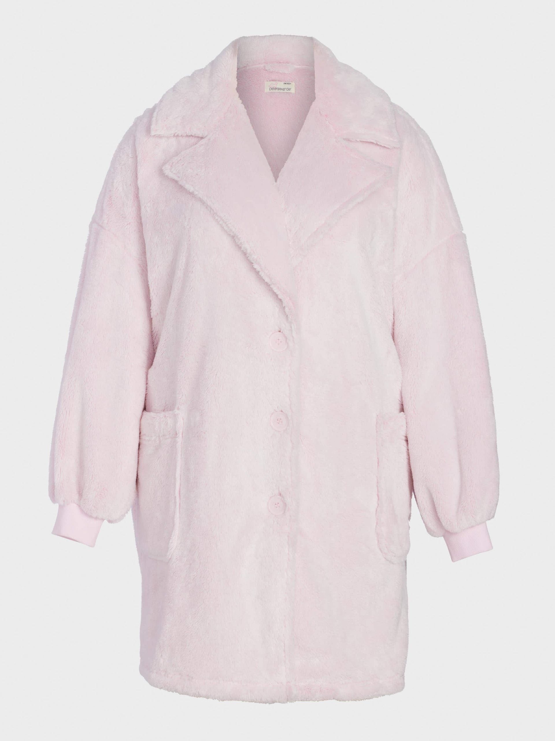 P.A. Plus Oversized Fluffy Pink Gown Pink