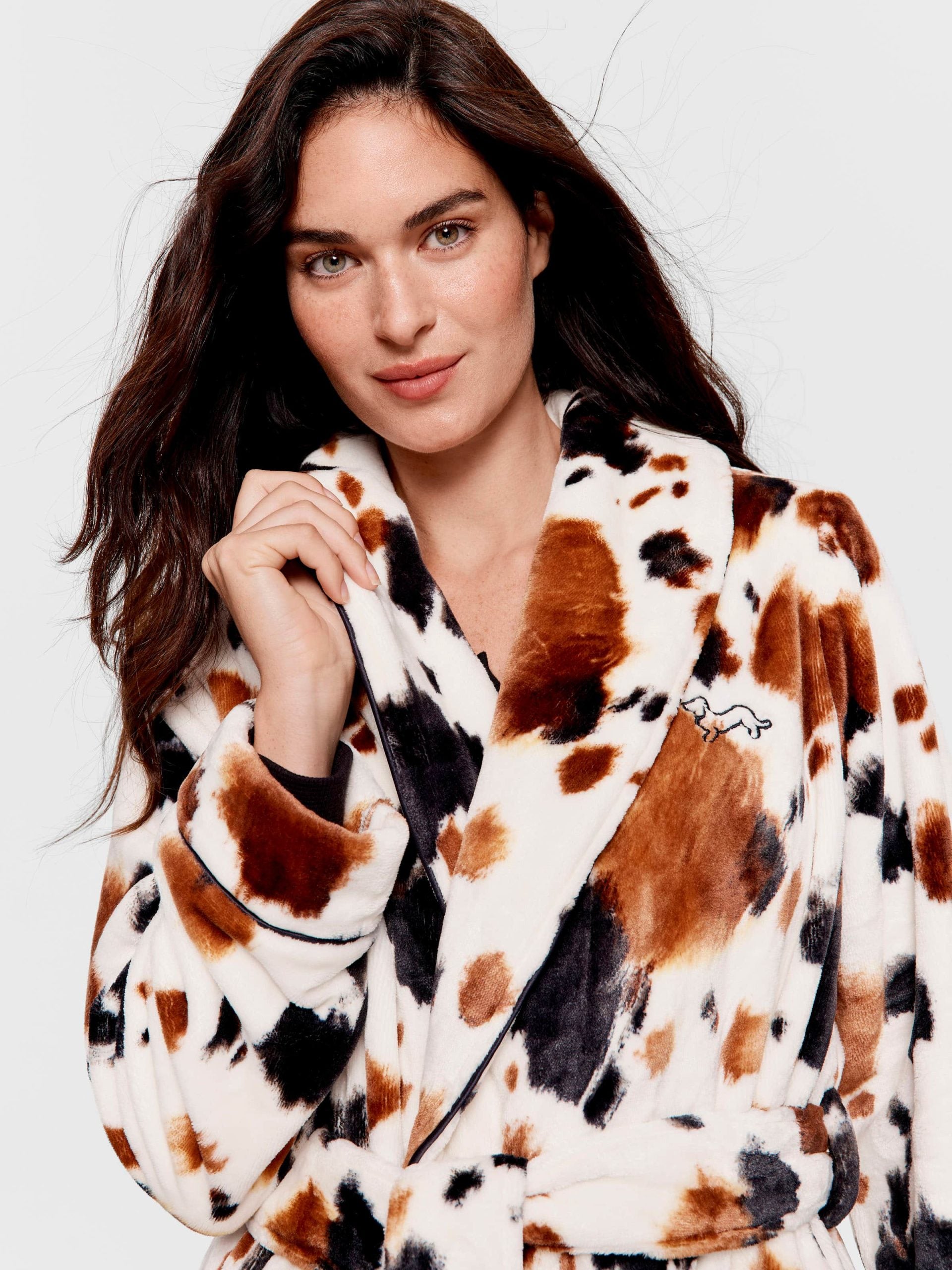 Cow Print Gown Multi
