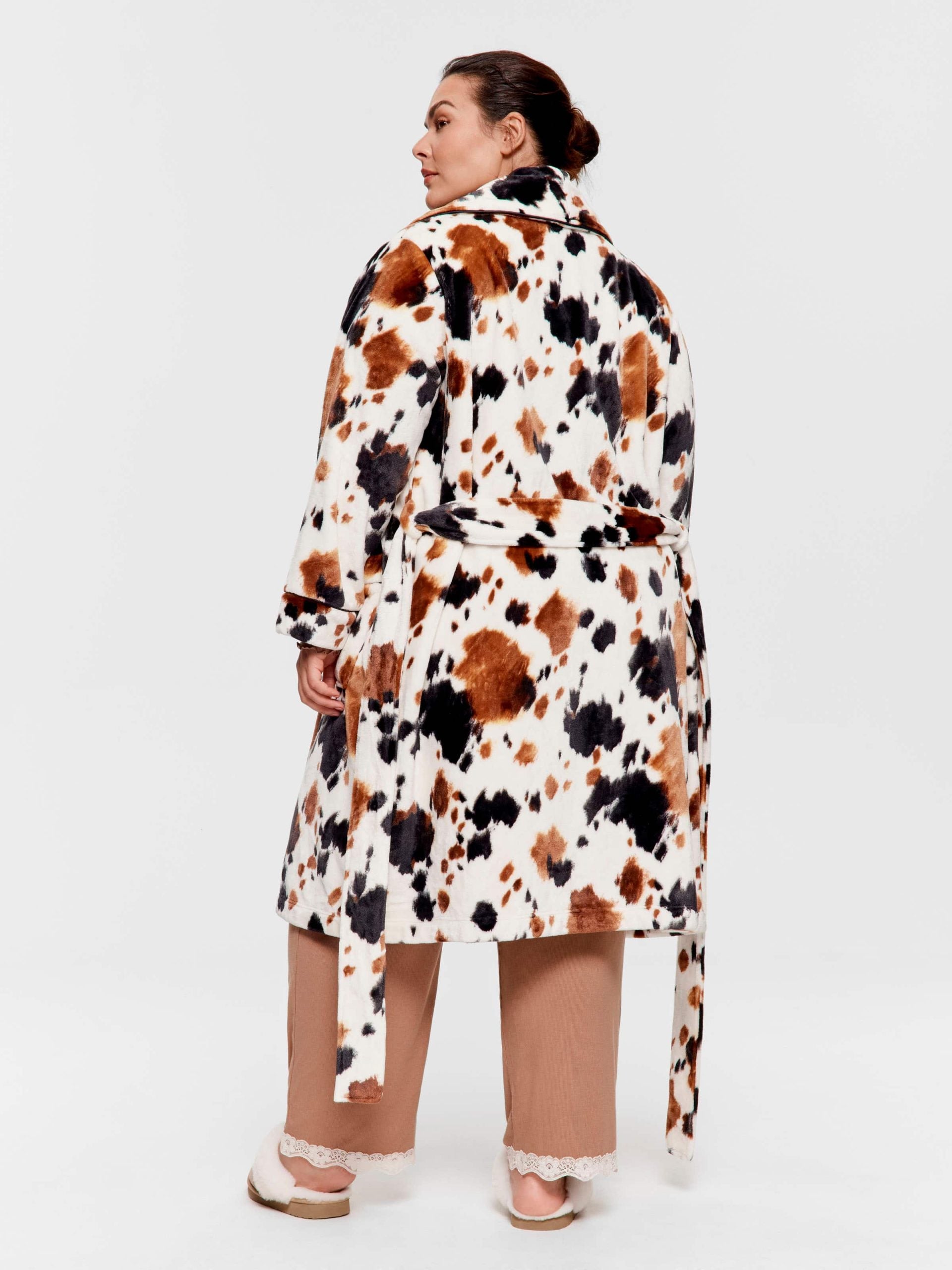 P.A. Plus Cow Print Gown Multi