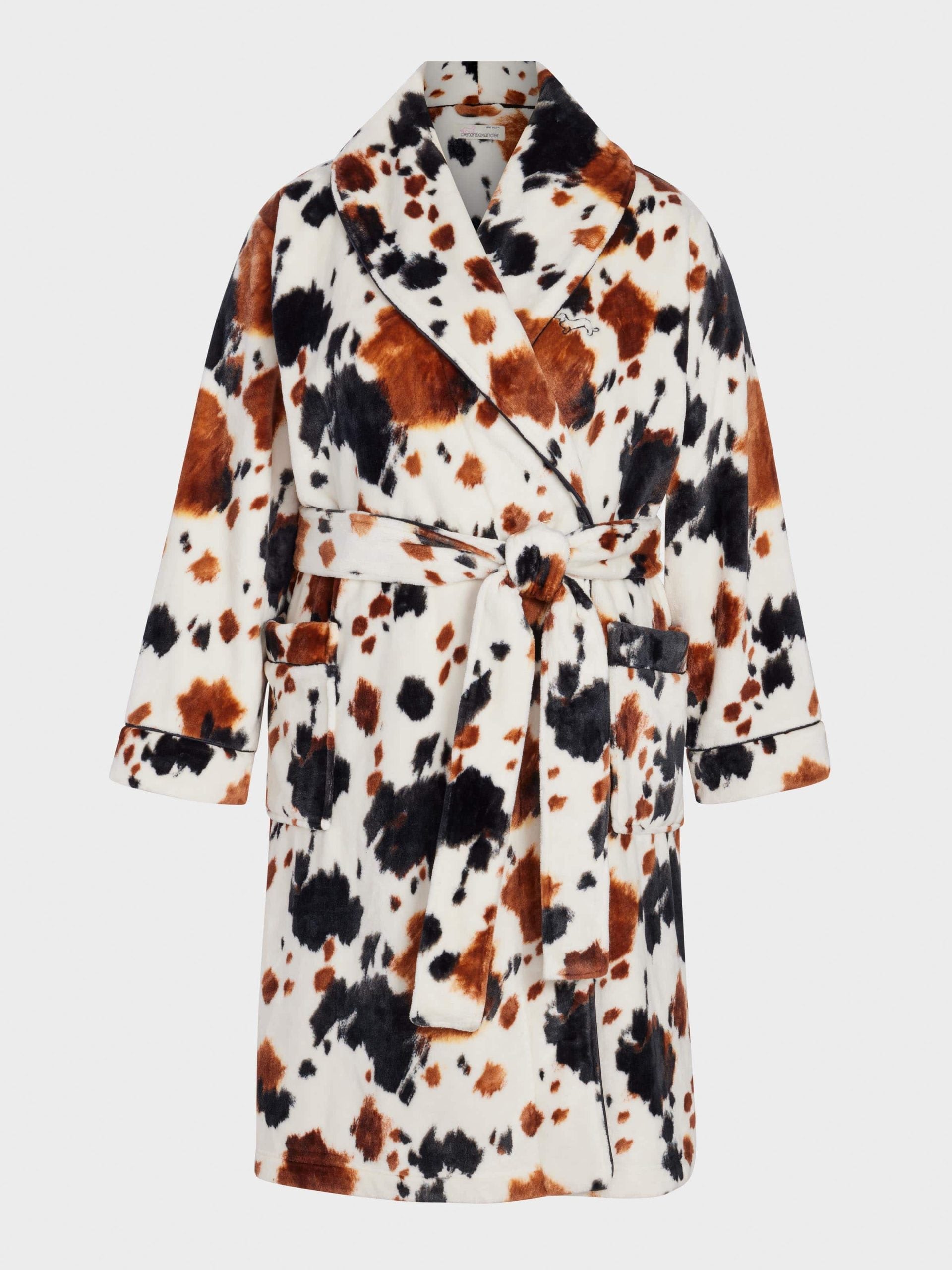 P.A. Plus Cow Print Gown Multi