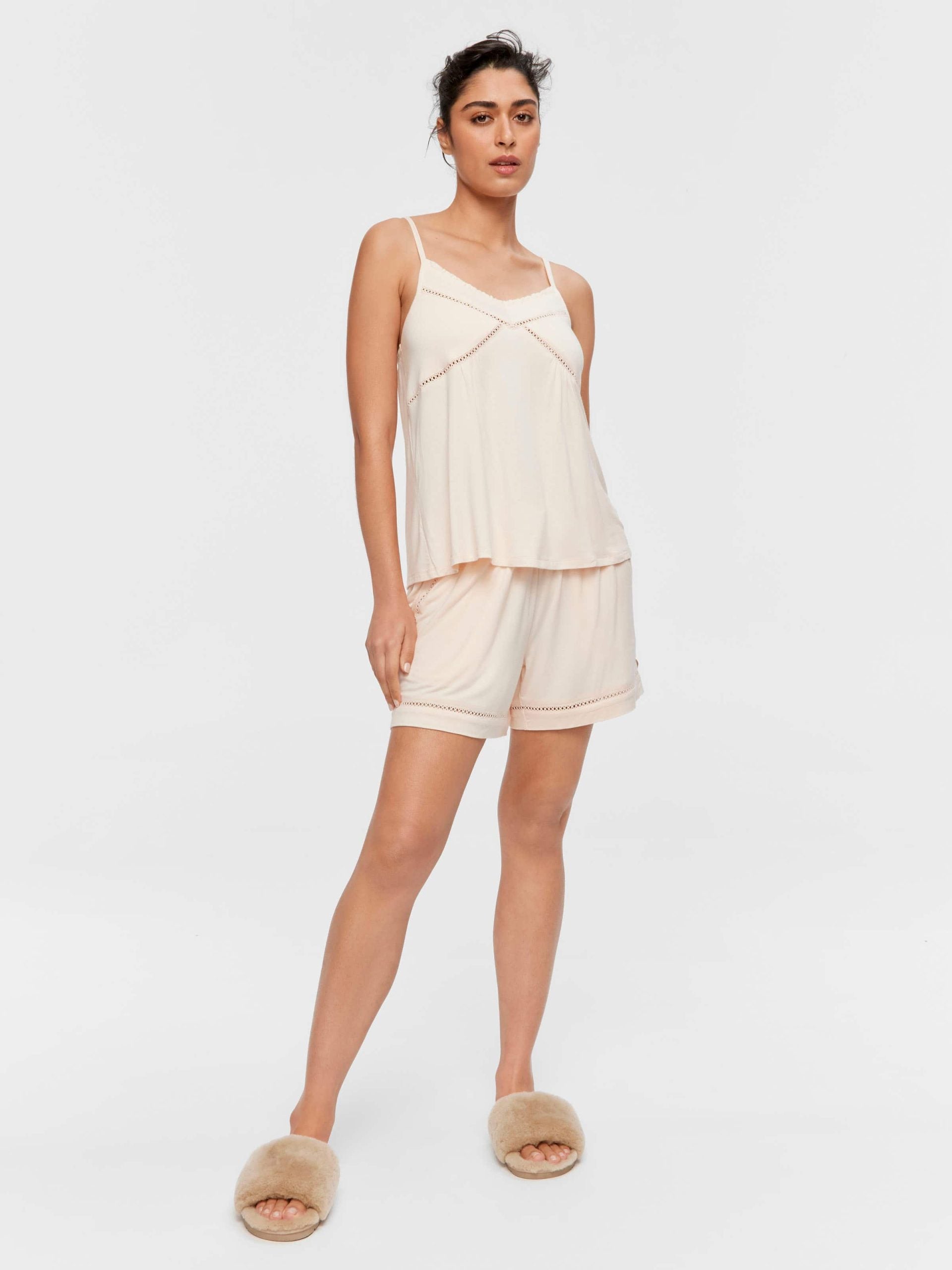 Soft Pink Bamboo Jersey Tank pink
