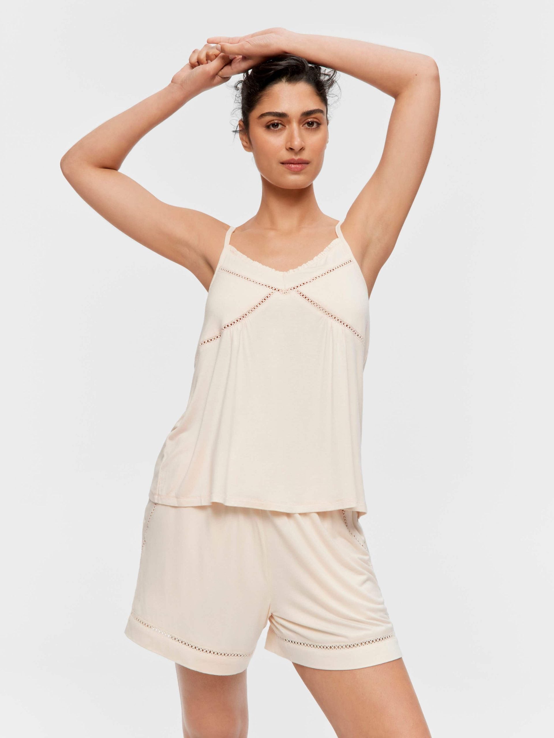 Soft Pink Bamboo Jersey Tank pink