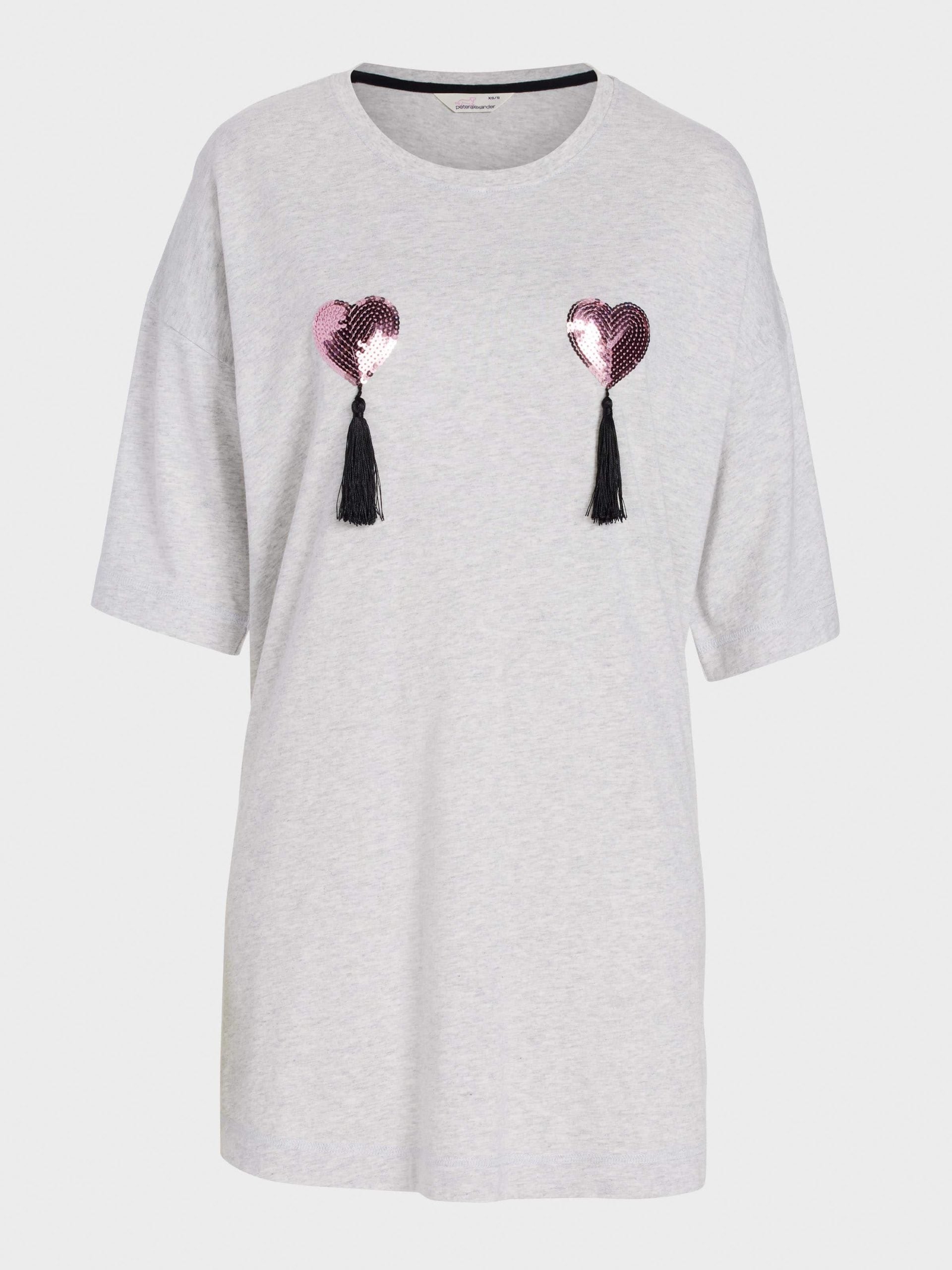 Tassel Sleep Tee grey