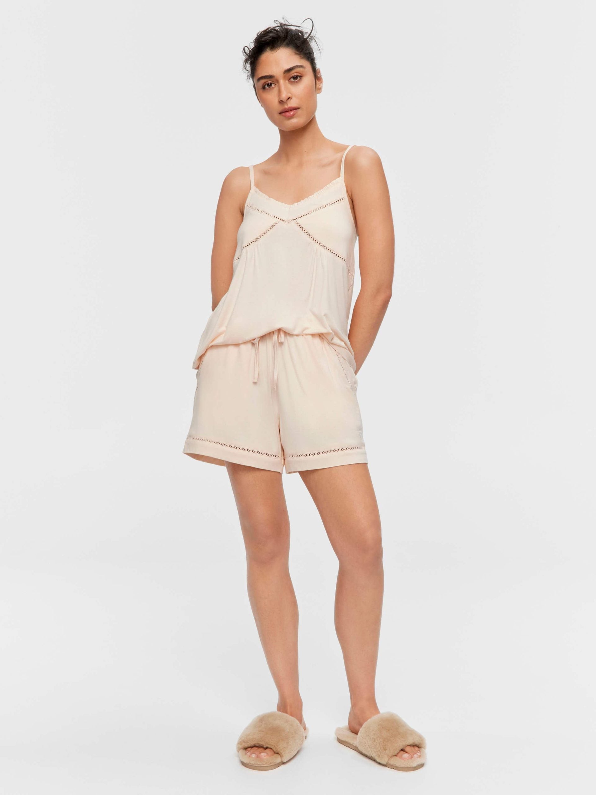 Soft Pink Bamboo Jersey Long Short pink