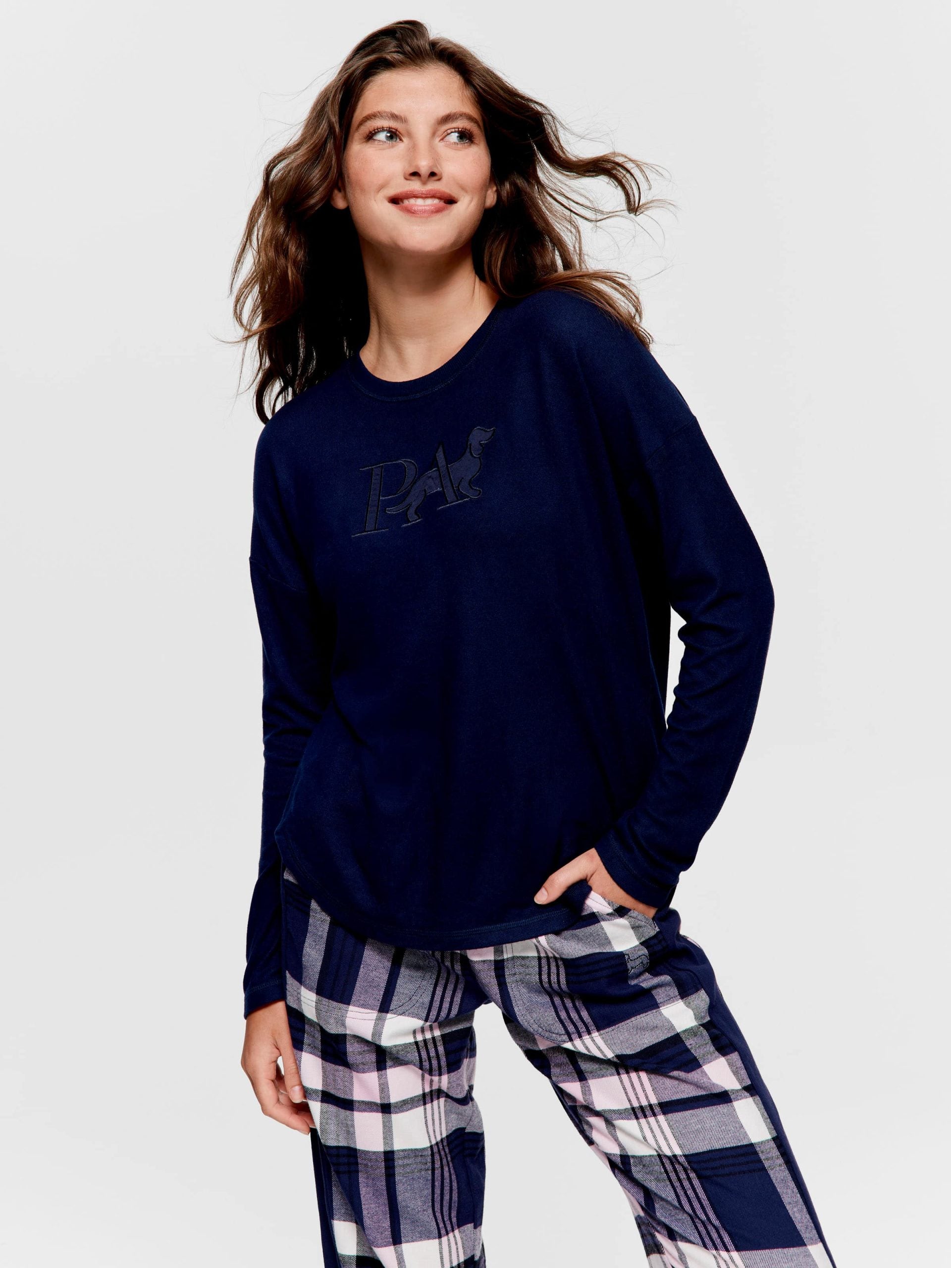 Navy Plush Sweater navy