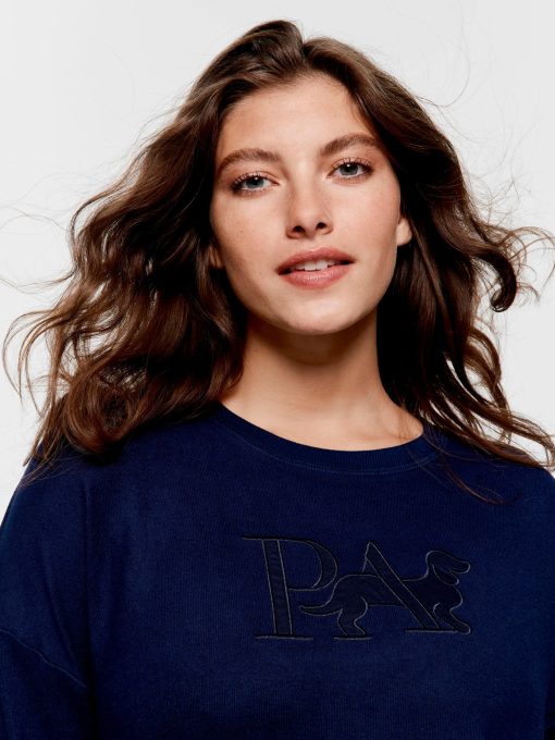 Navy Plush Sweater navy