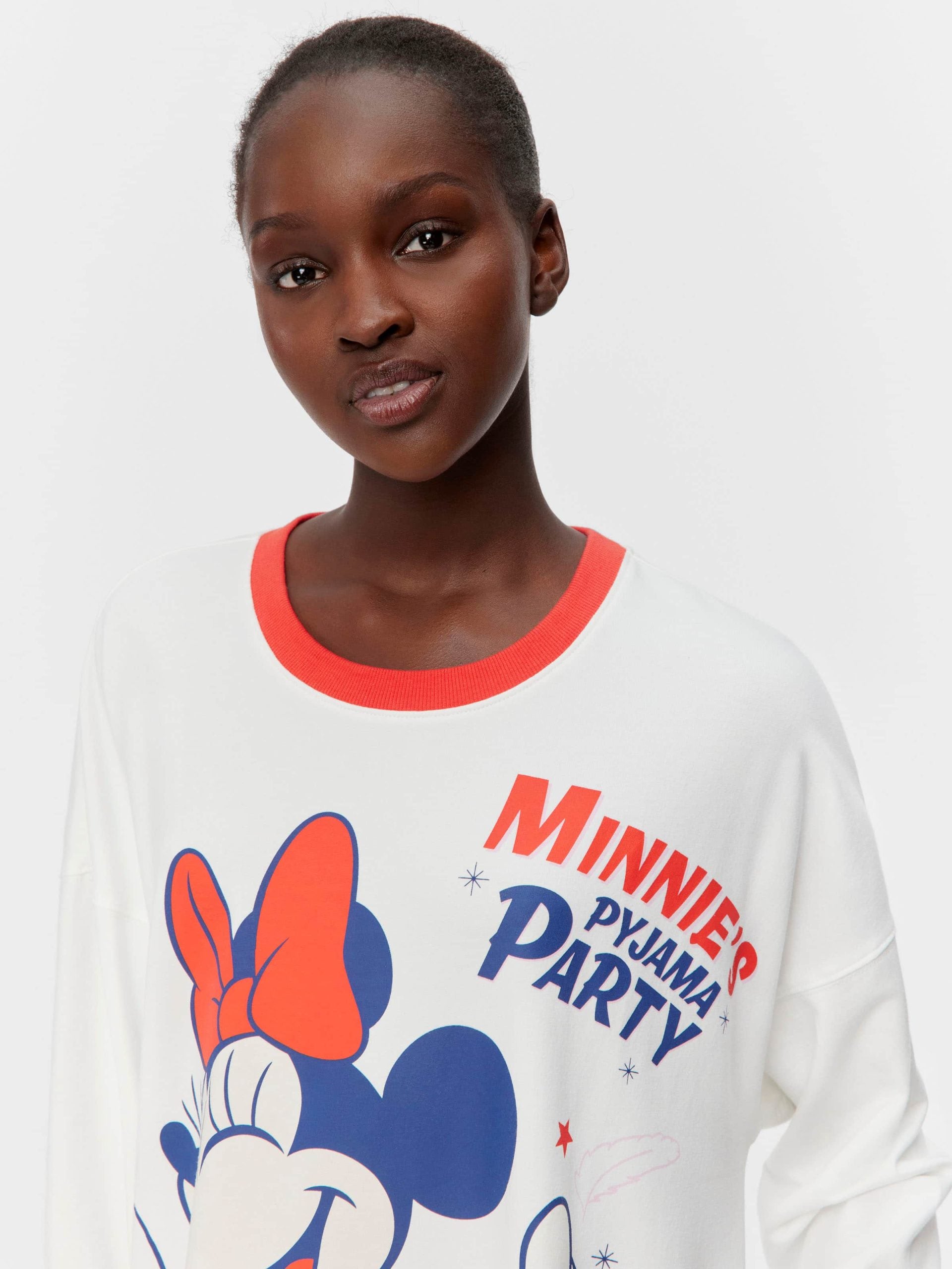 Minnie Mouse Long Sleeve Sweater Nightie Multi