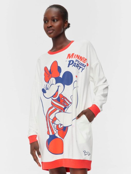 Minnie Mouse Long Sleeve Sweater Nightie Multi