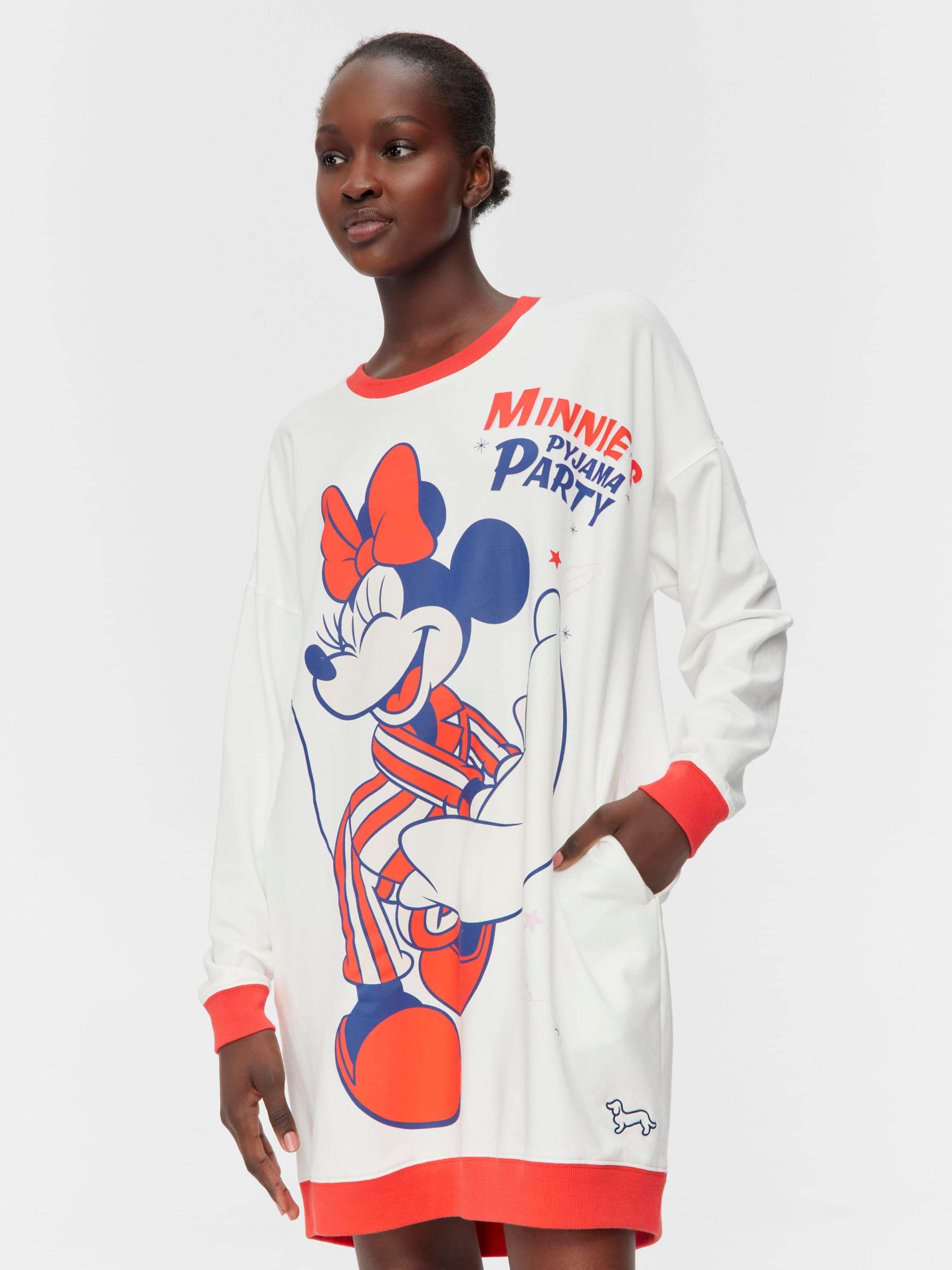Minnie Mouse Long Sleeve Sweater Nightie Multi