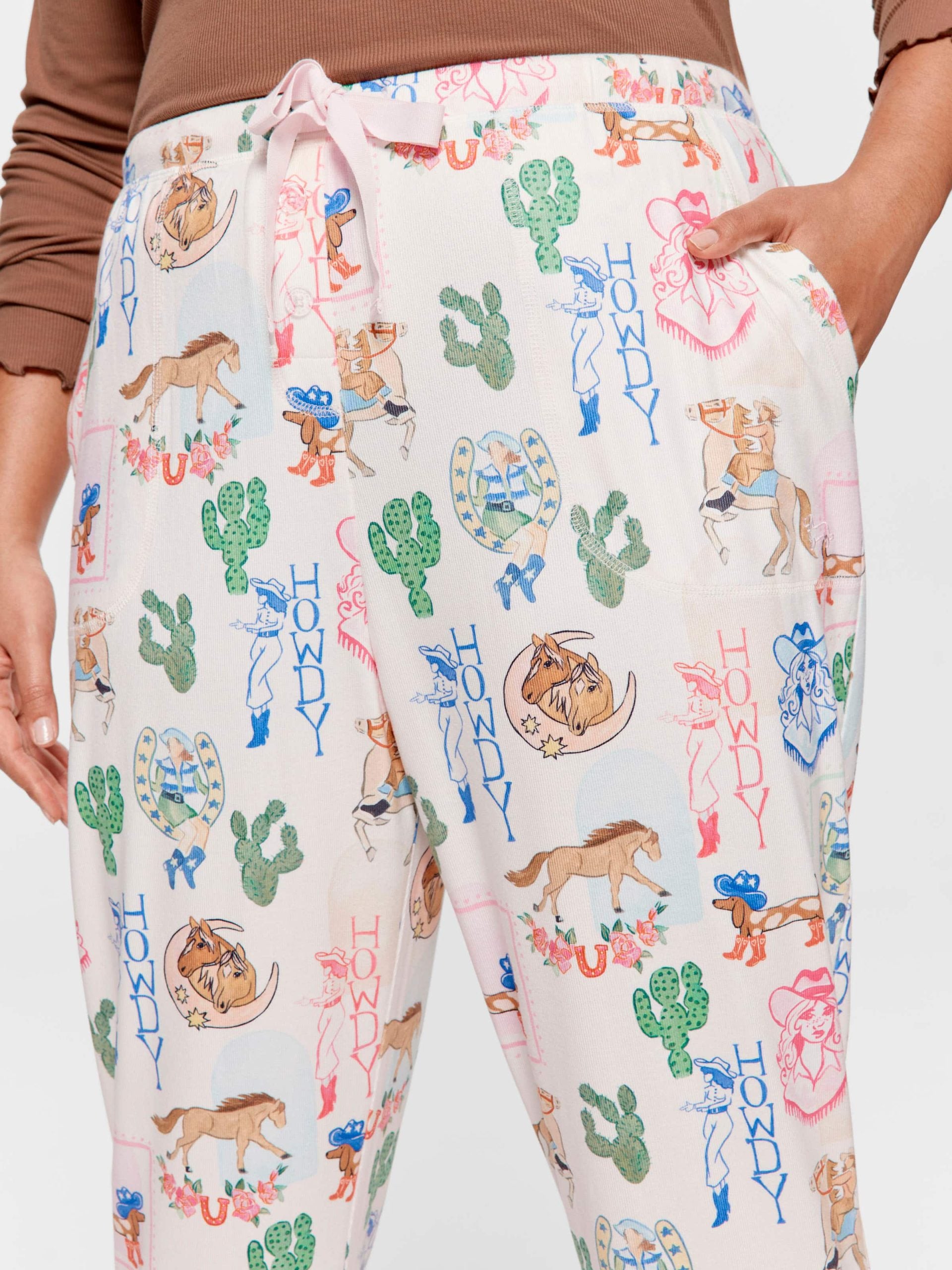 P.A. Plus Western Plush Tapered Pj Pant Multi