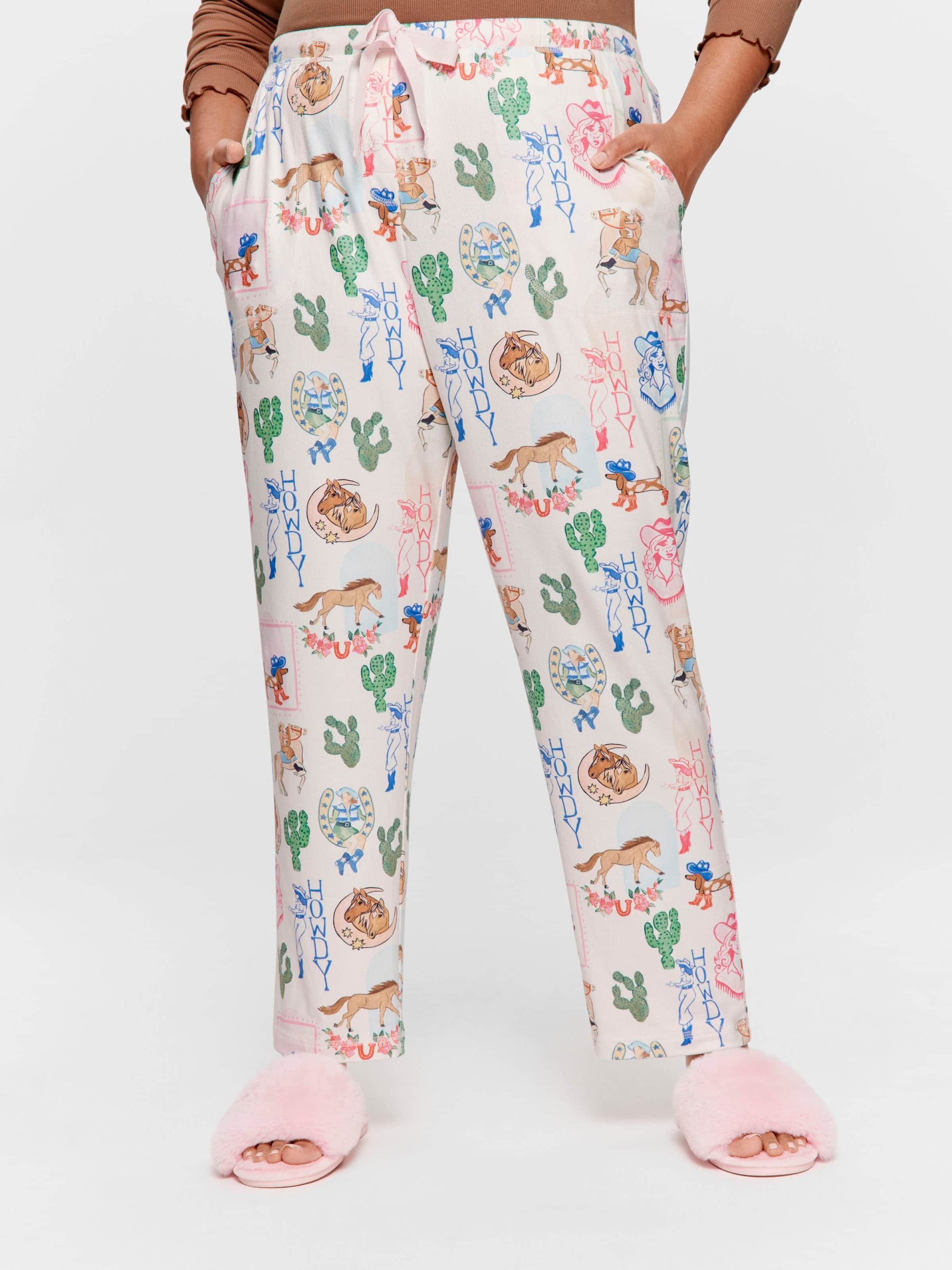 P.A. Plus Western Plush Tapered Pj Pant Multi