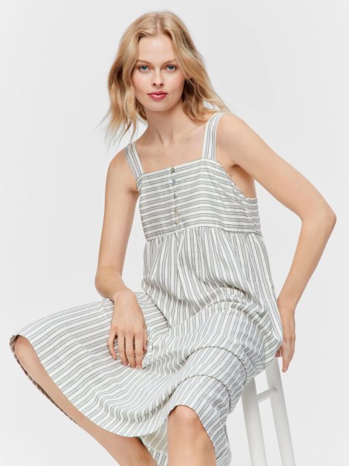 Stripe Fashion Apron Nightie multi