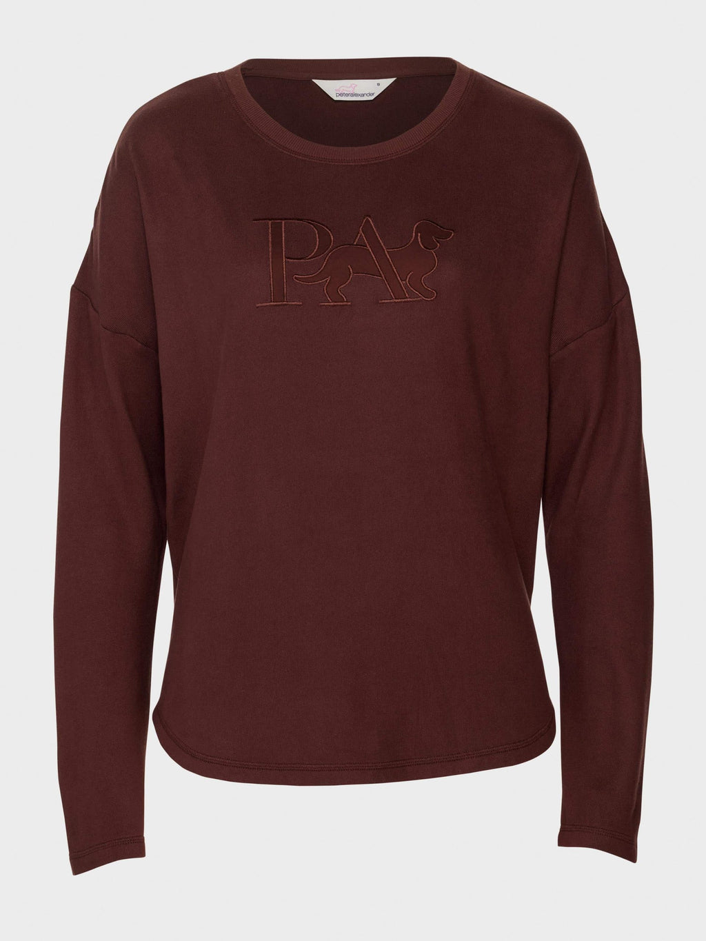 Chocolate Plush Logo Sweater chocolate