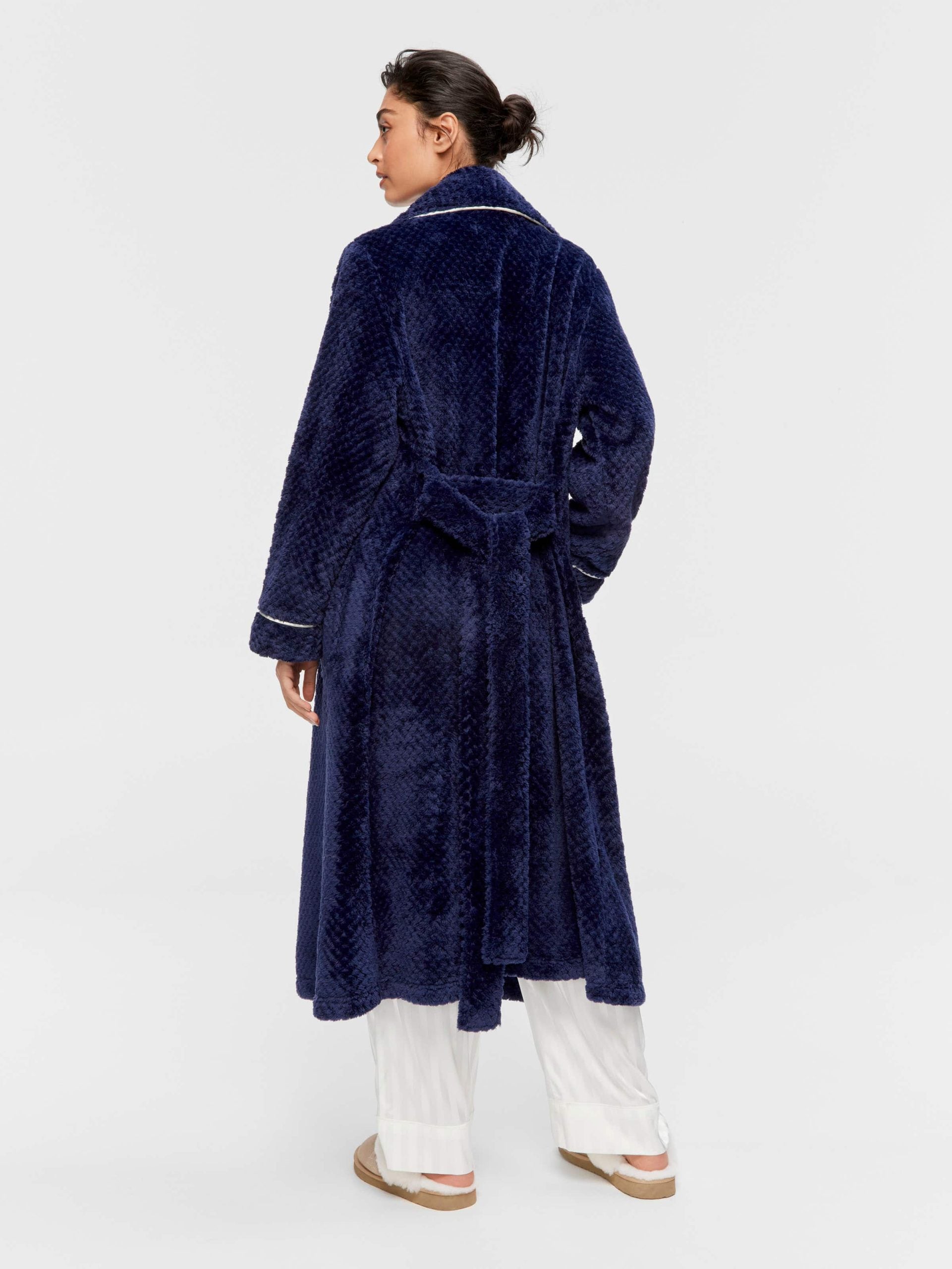 Peters Navy Jacquard Gown navy