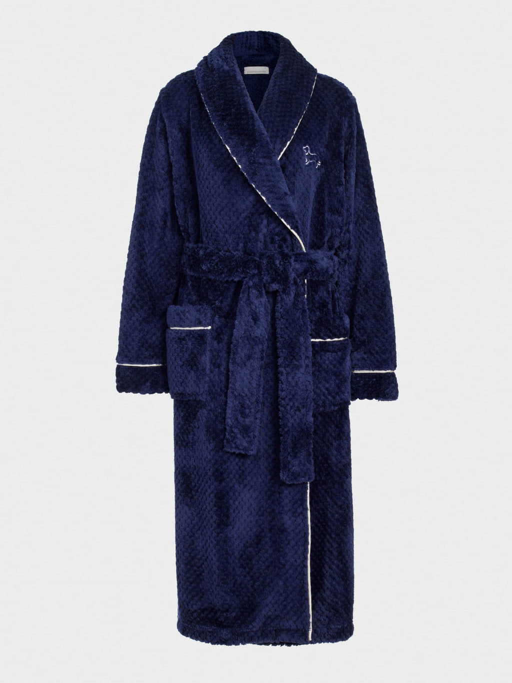Peters Navy Jacquard Gown navy
