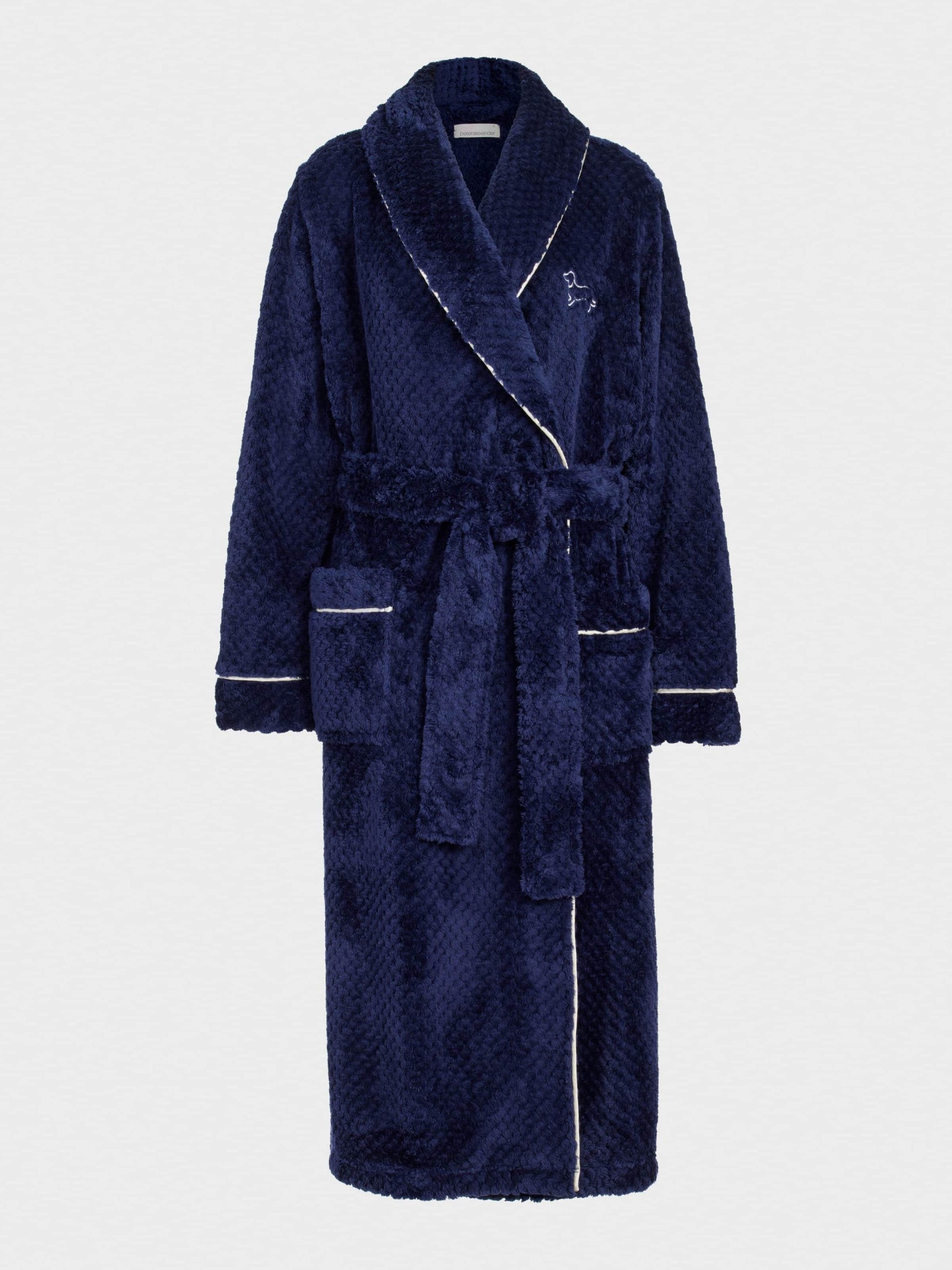 Peters Navy Jacquard Gown navy