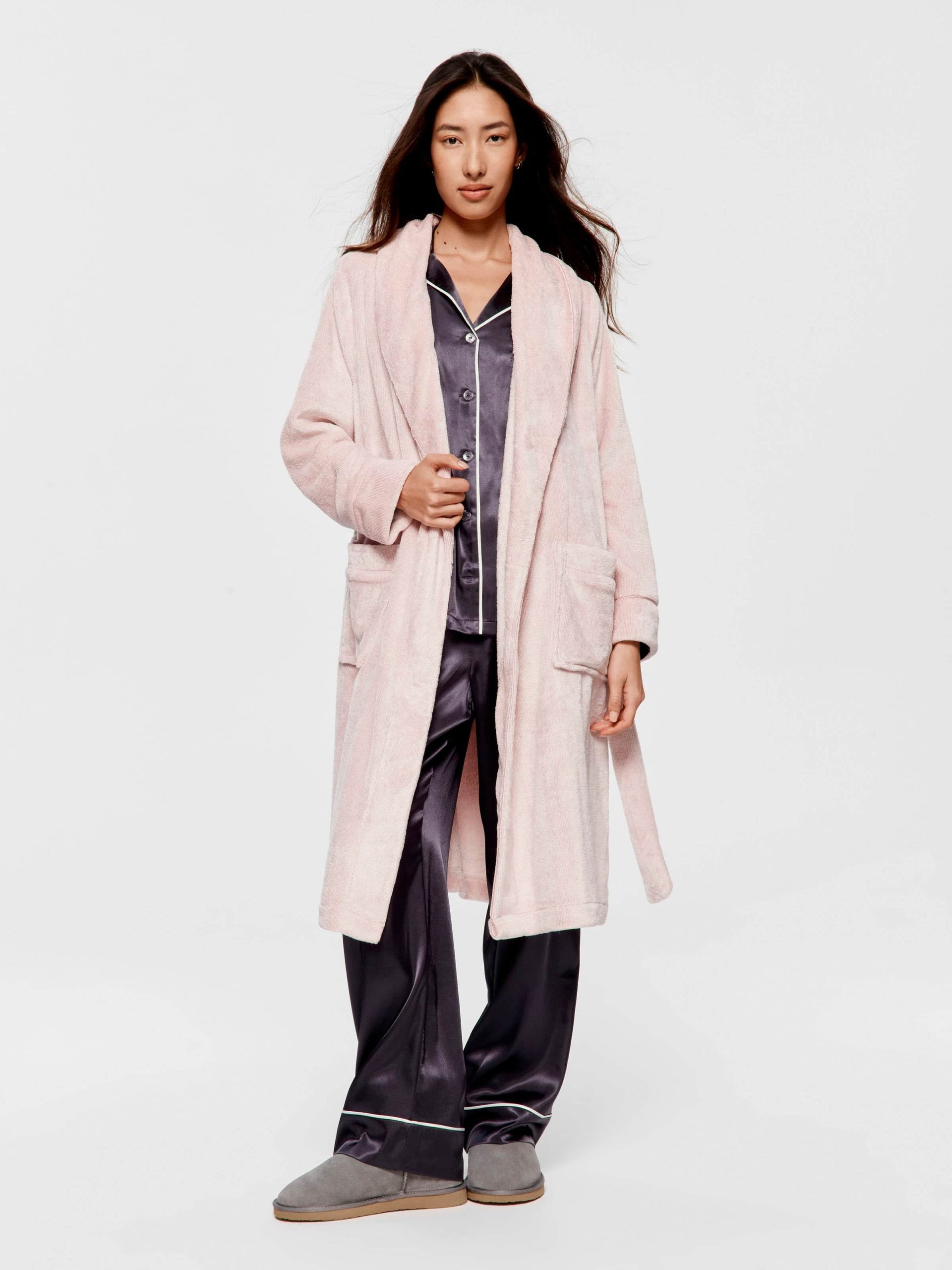 Pink Stripe Fashion Gown multi