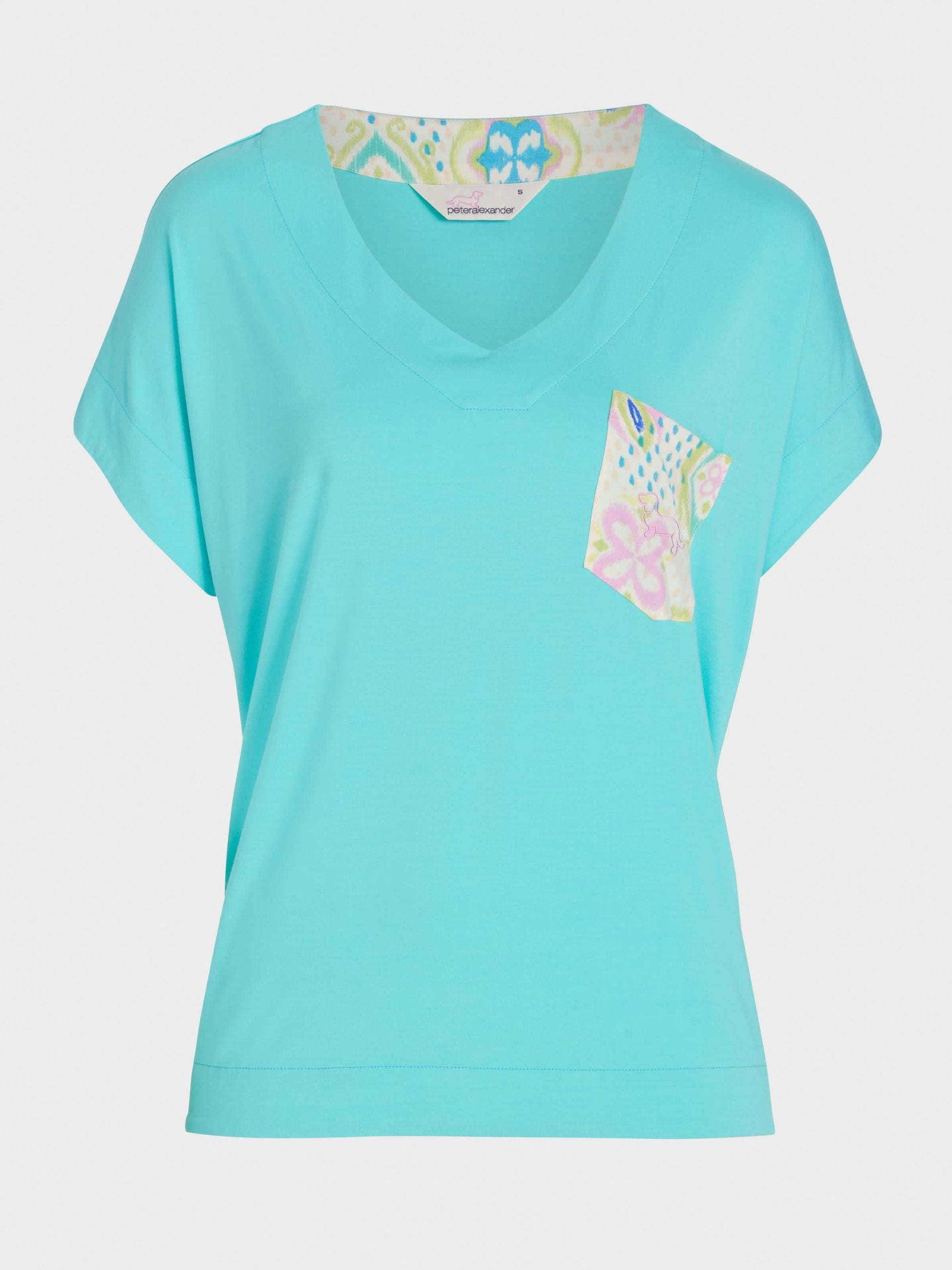 V Neck Pocket Tee multi