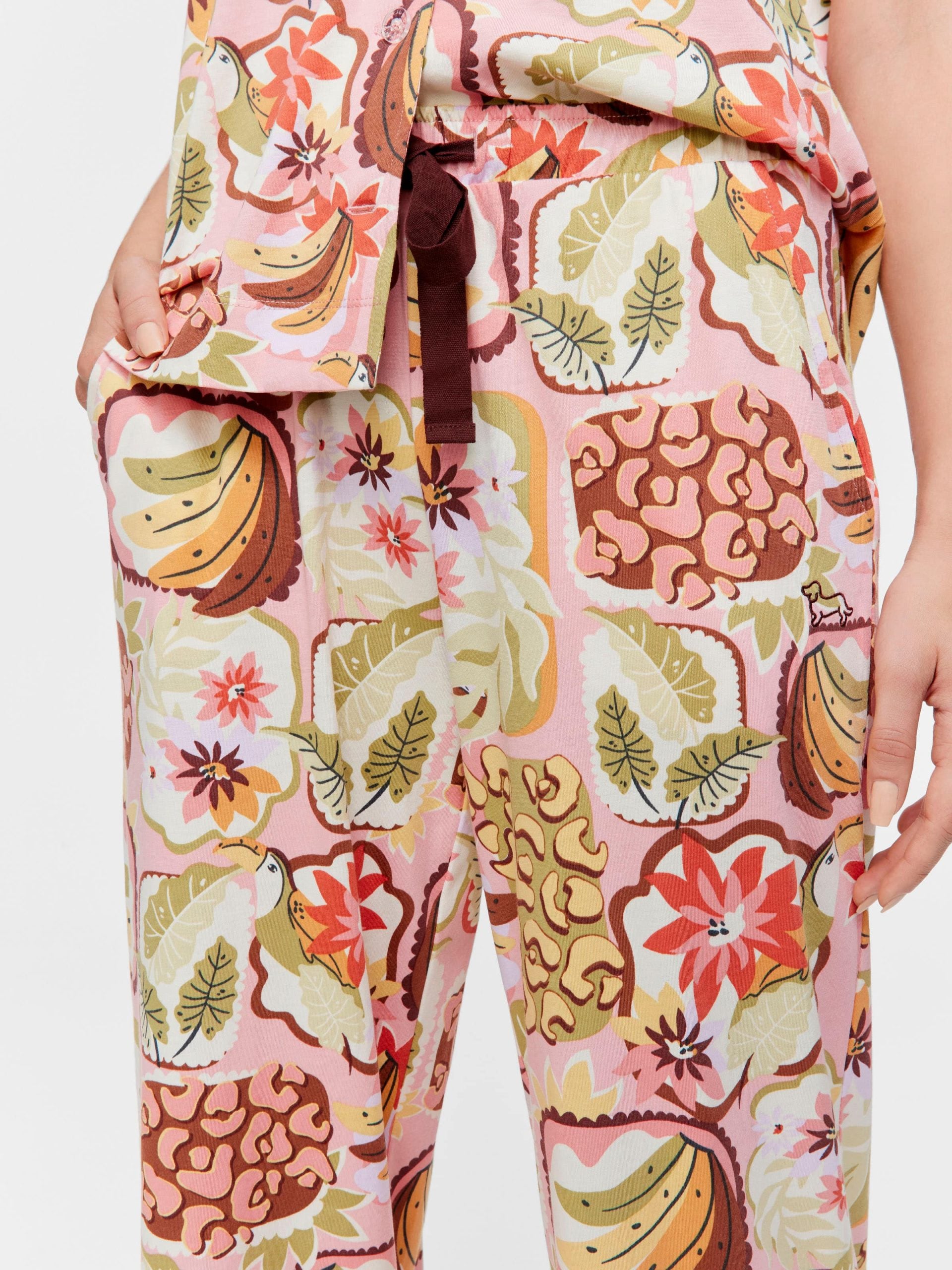 Banana Wide Leg Pj Pant multi
