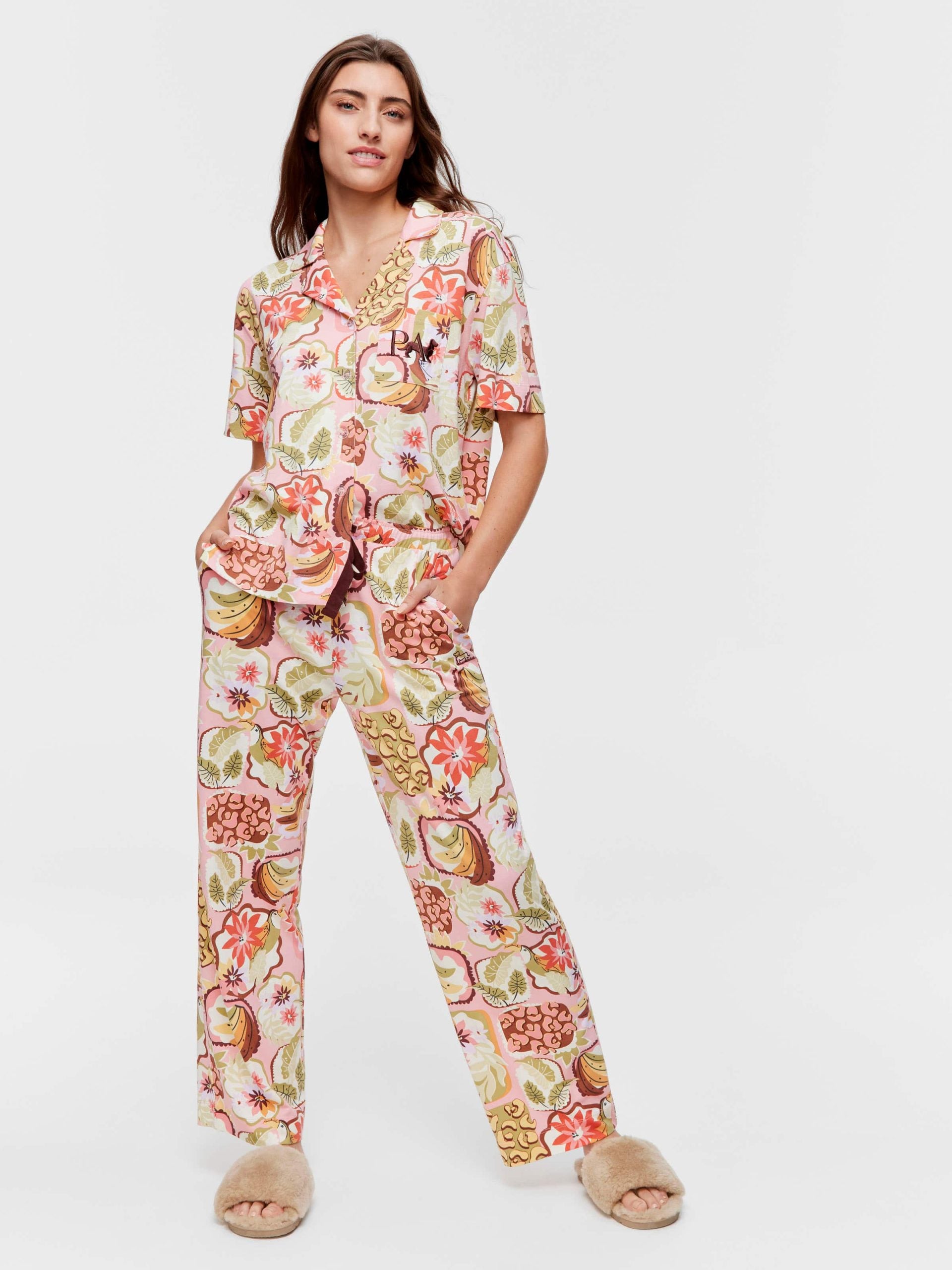 Banana Wide Leg Pj Pant multi