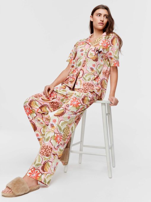 Banana Wide Leg Pj Pant multi