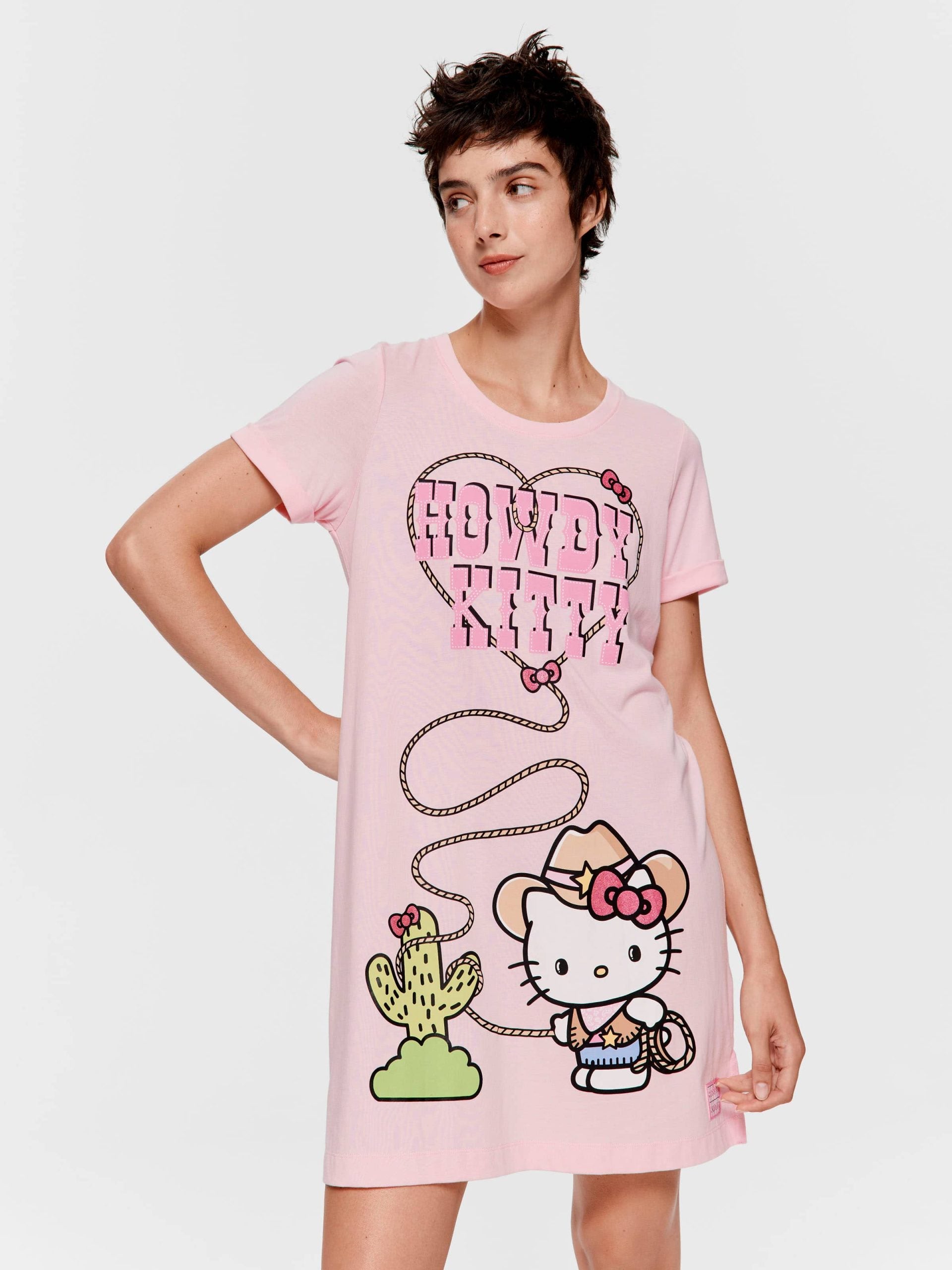 Howdy Hello Kitty Sleep Tee Multi
