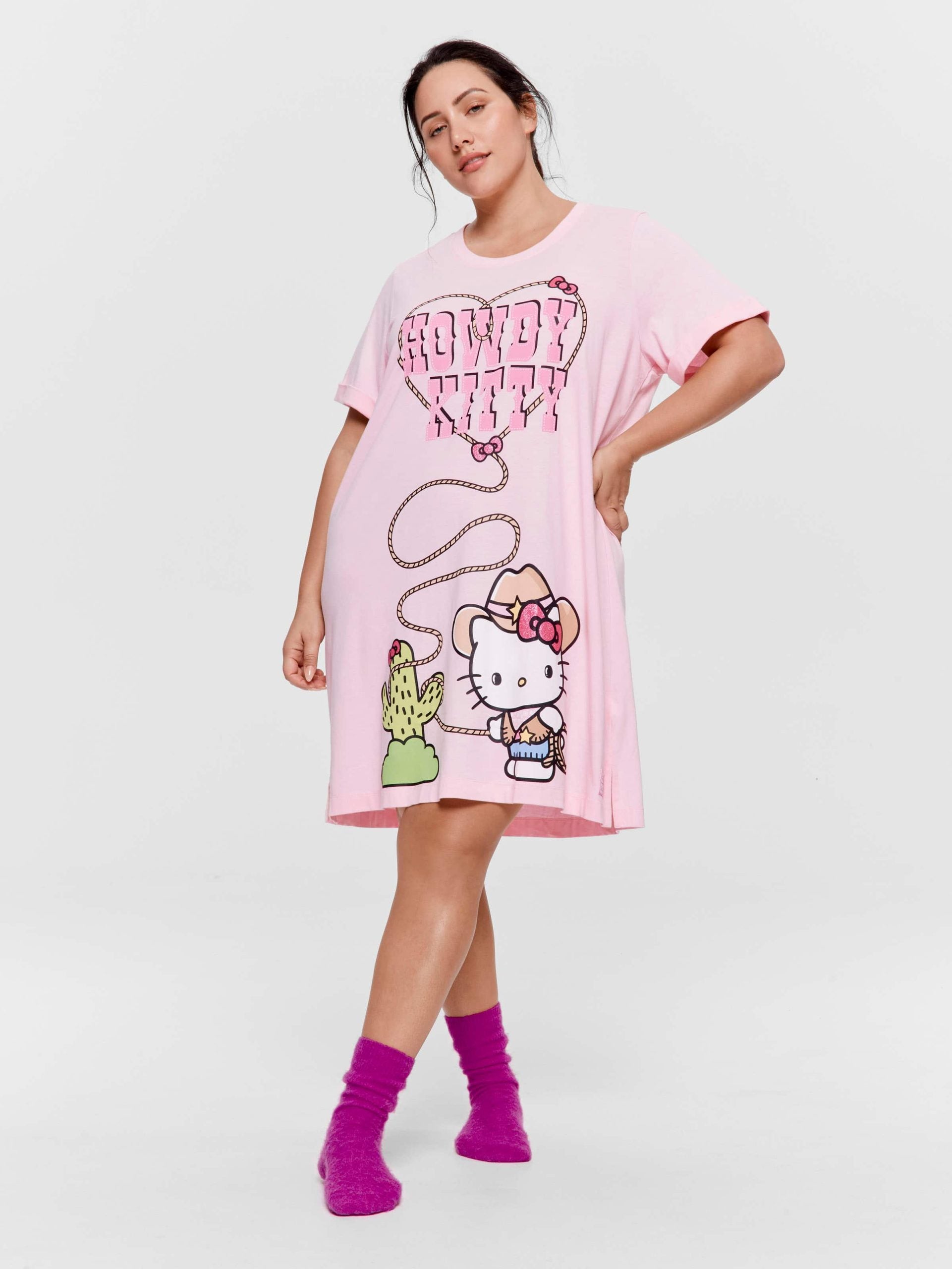 P.A. Plus Howdy Hello Kitty Sleep Tee Multi