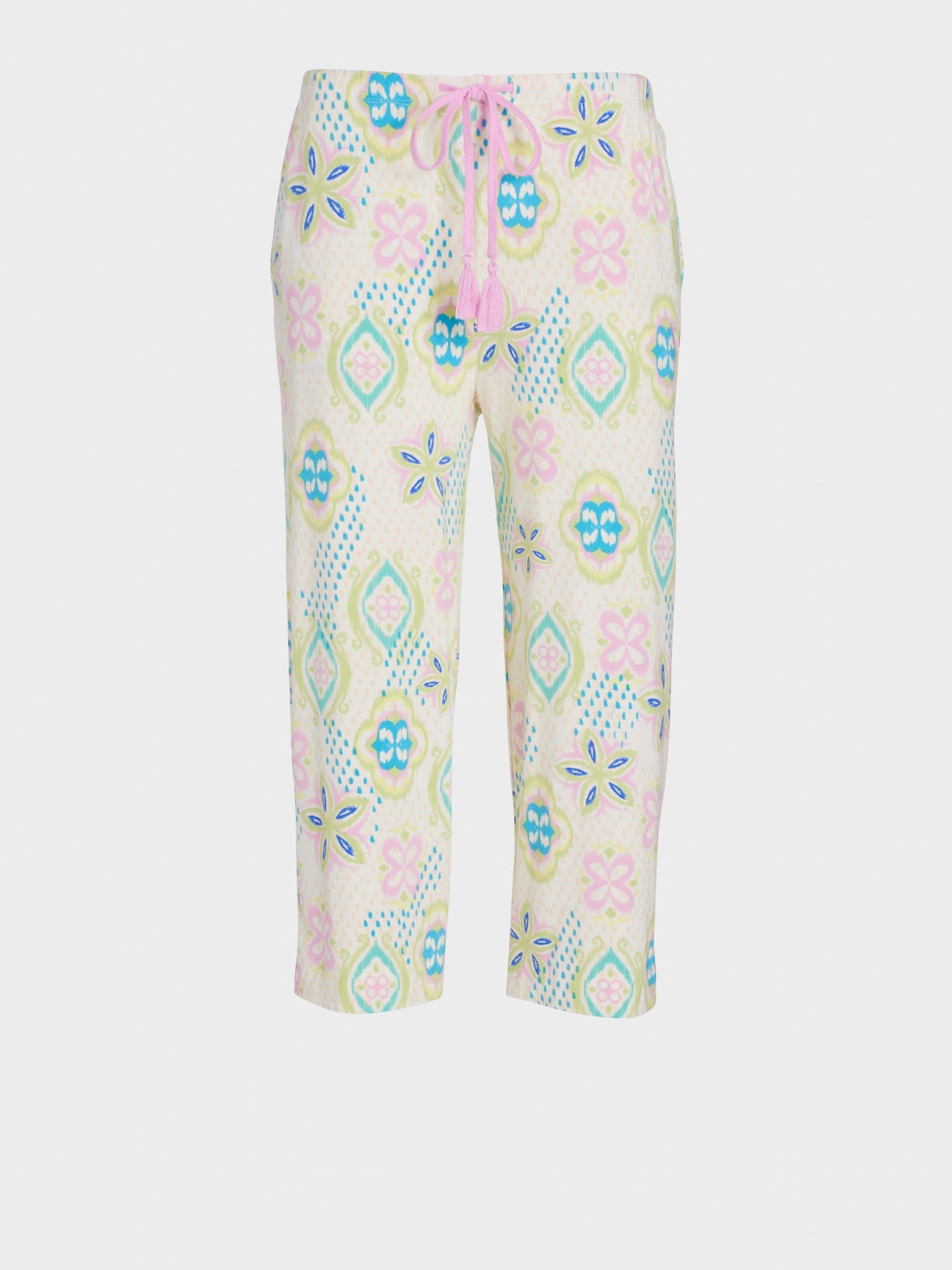 Pastel Printed 3/4 Pj Pant multi