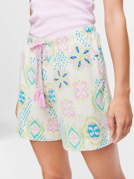 Pastel Printed Long Short multi