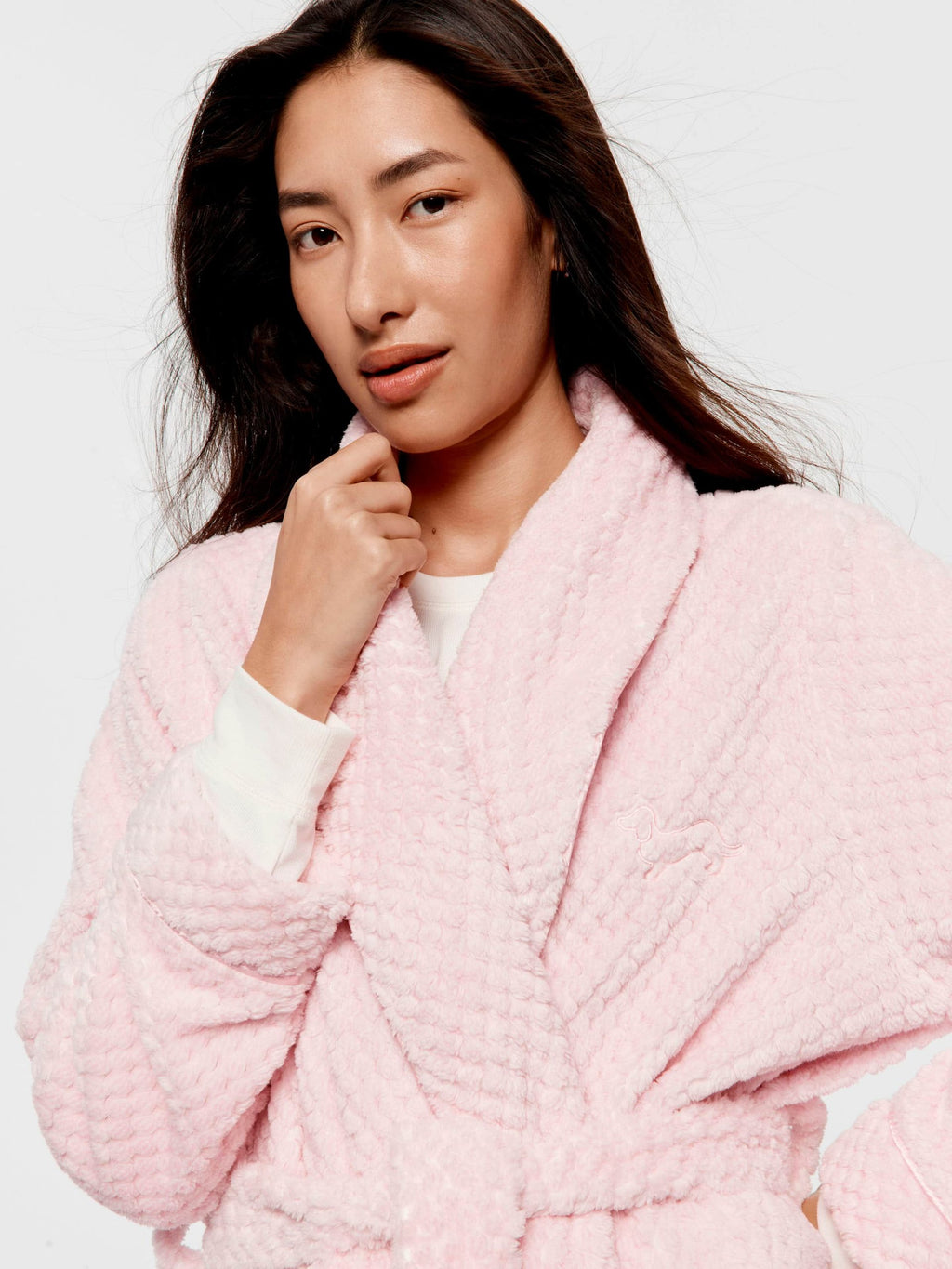 Peters Pink Jacquard Gown pink