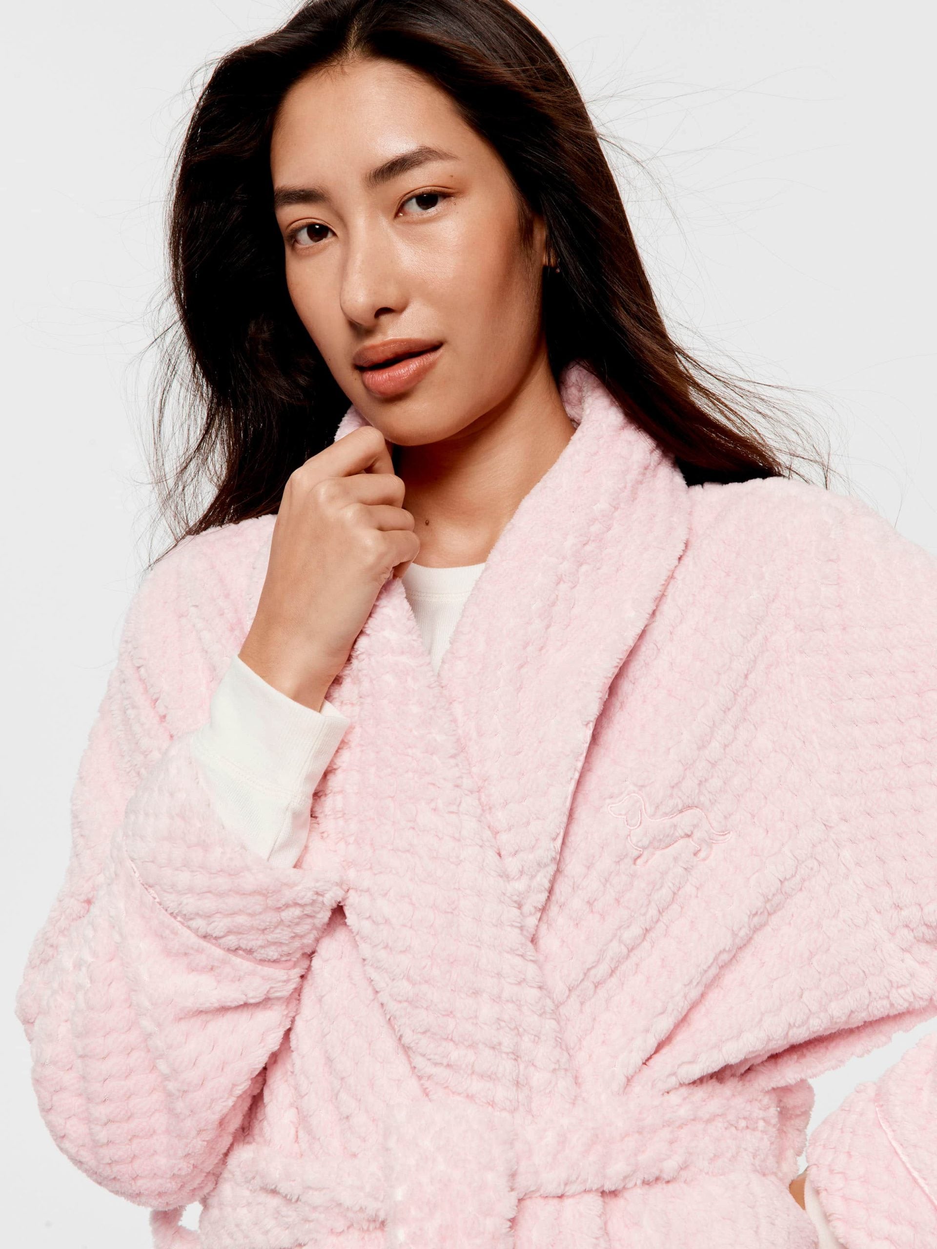 Peters Pink Jacquard Gown pink