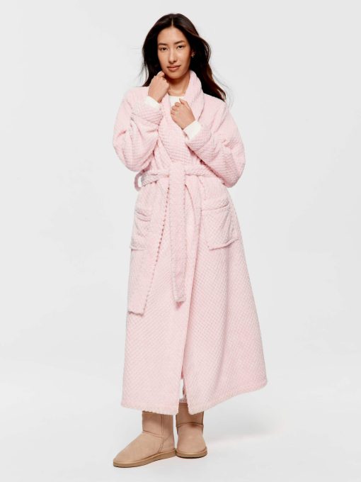 Peters Pink Jacquard Gown pink