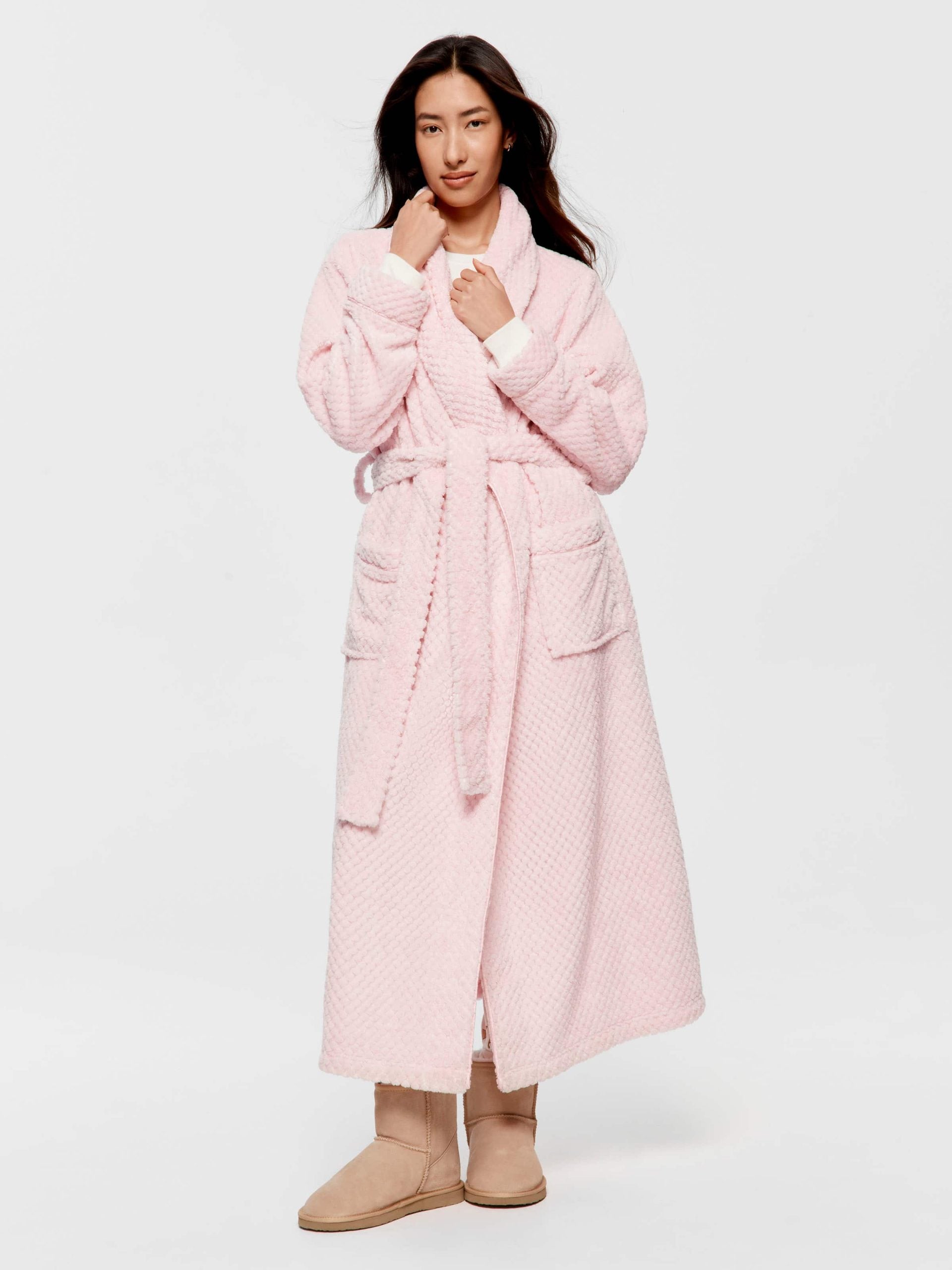 Peters Pink Jacquard Gown pink