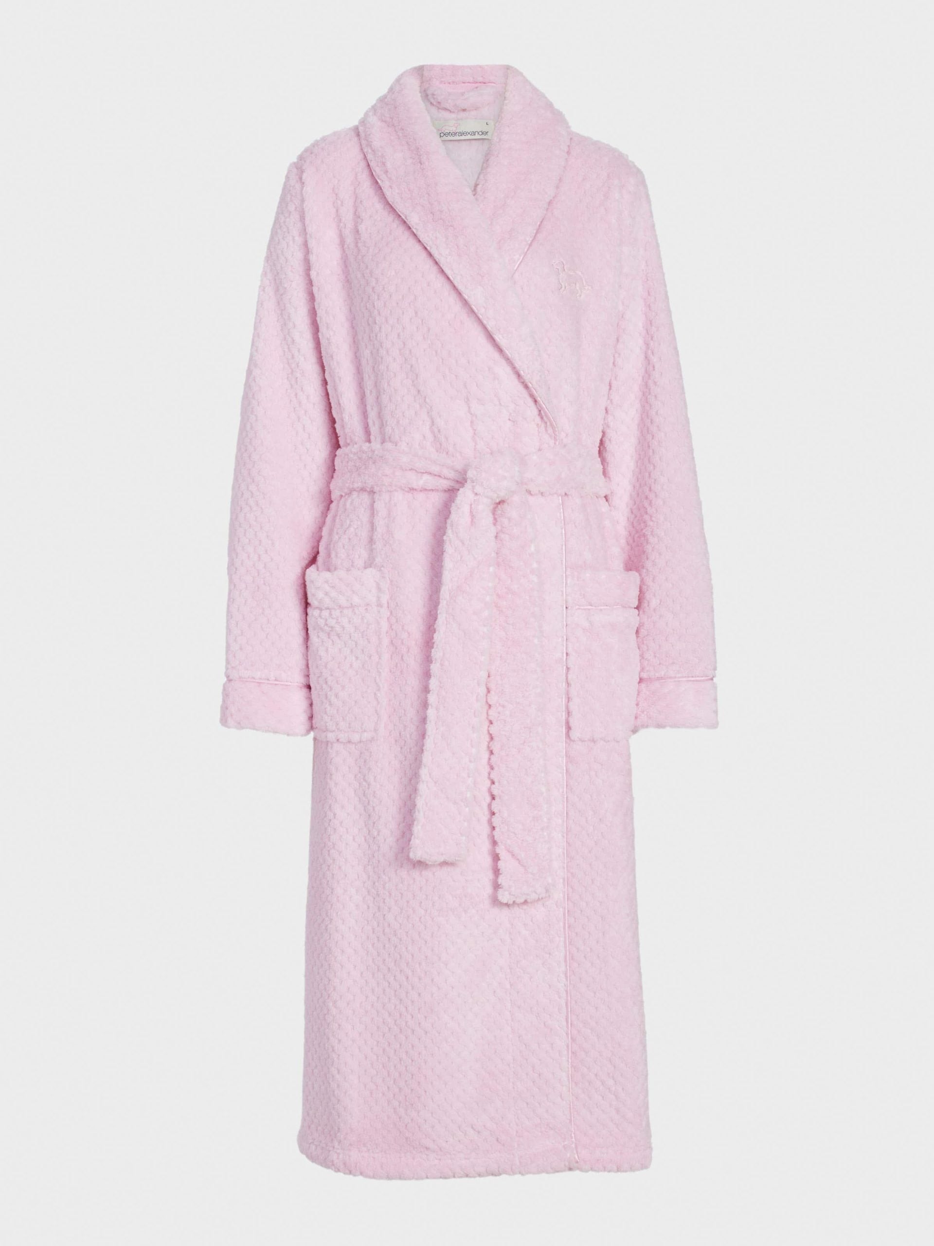 Peters Pink Jacquard Gown pink