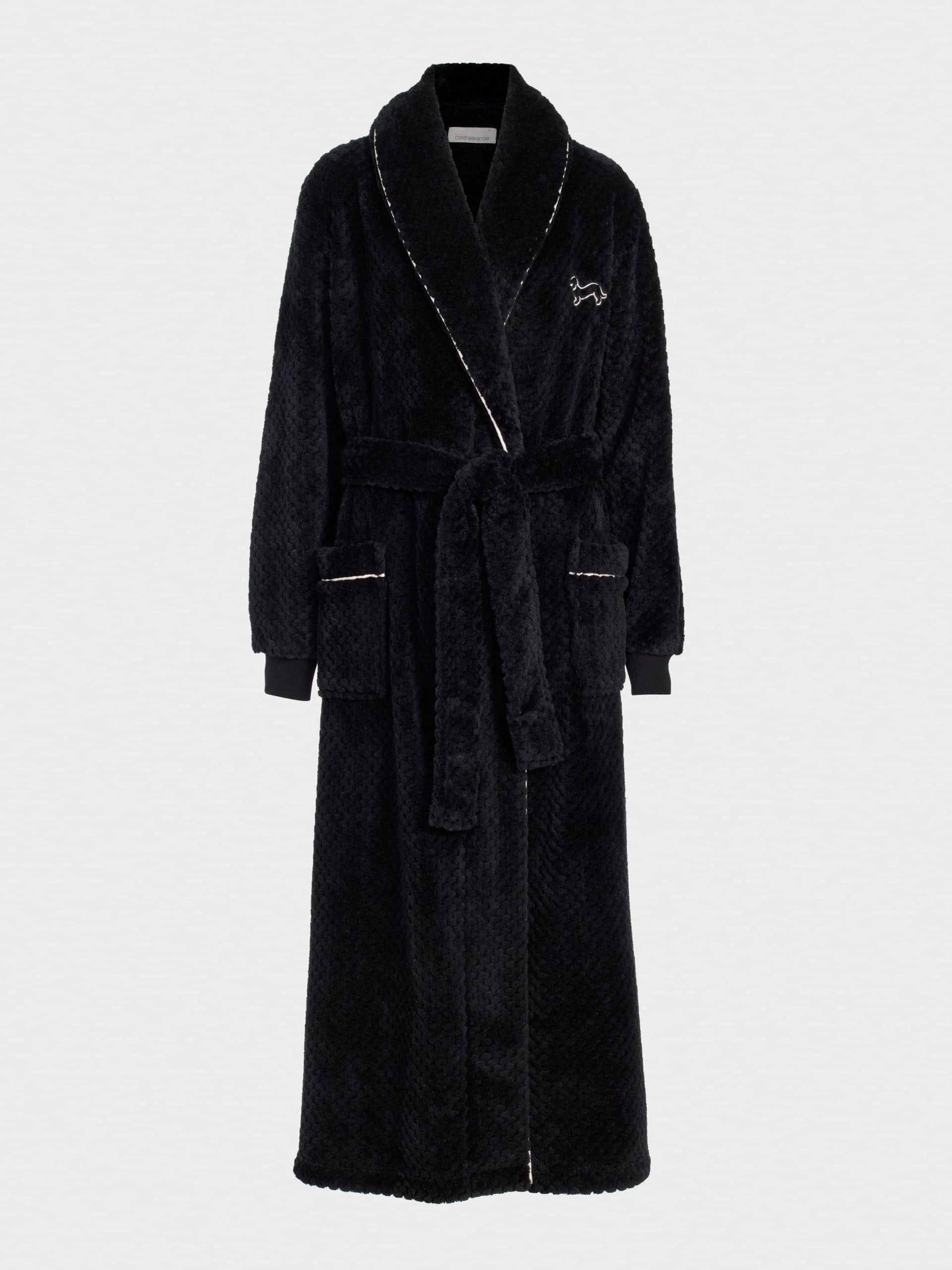 Peters Black Jacquard Full Length Gown black