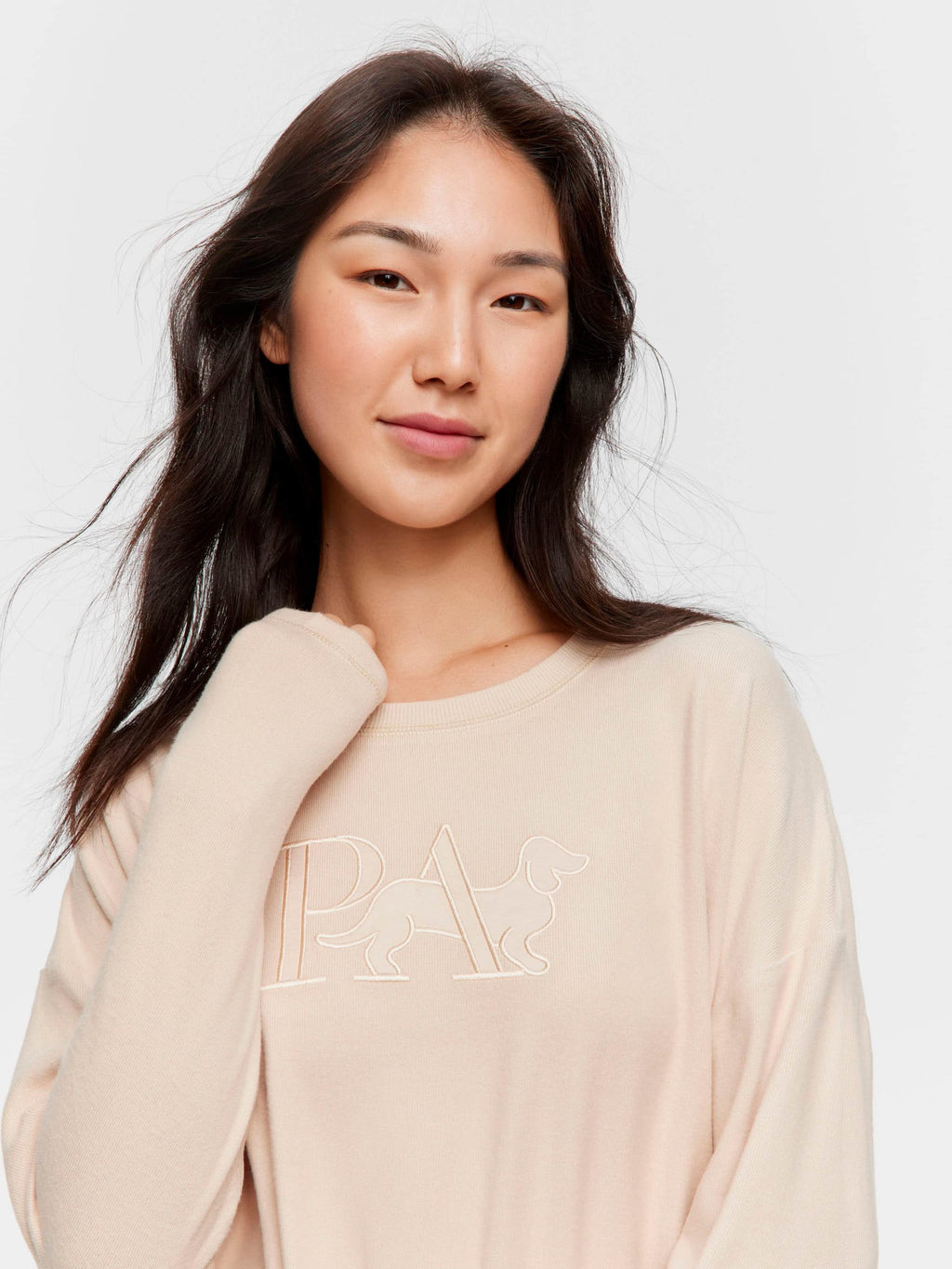 Caramel Plush P.A. Logo Sweater caramel