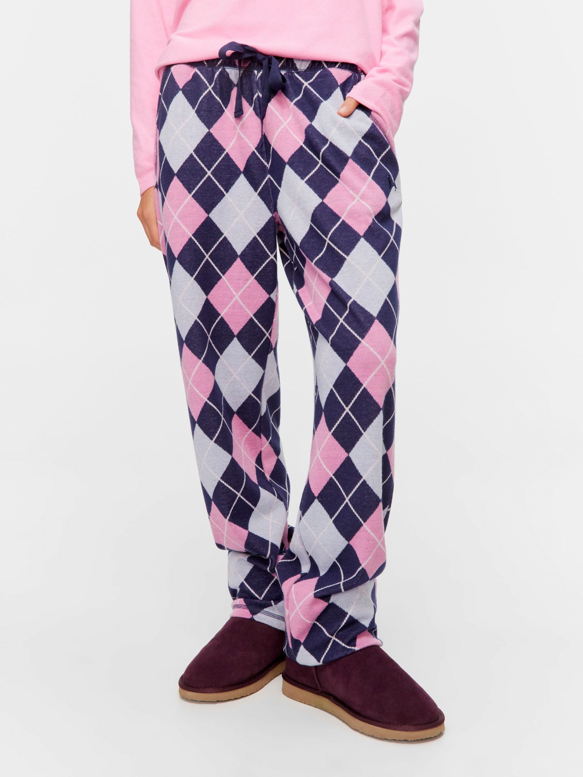 Argyle Straight Leg Pj Pant multi