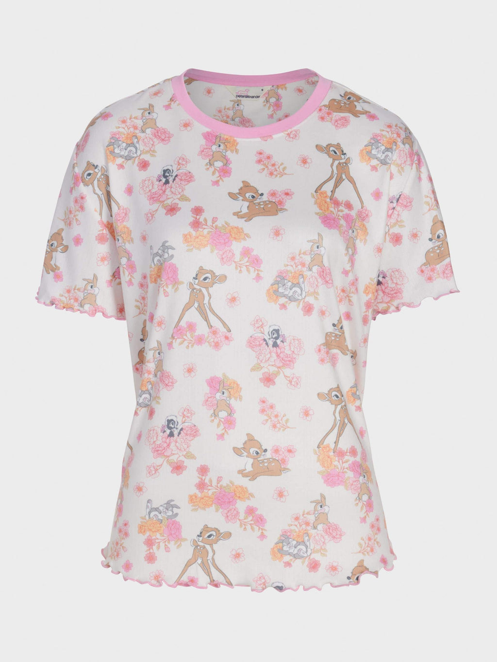 Bambi Pointelle Oversized Tee multi