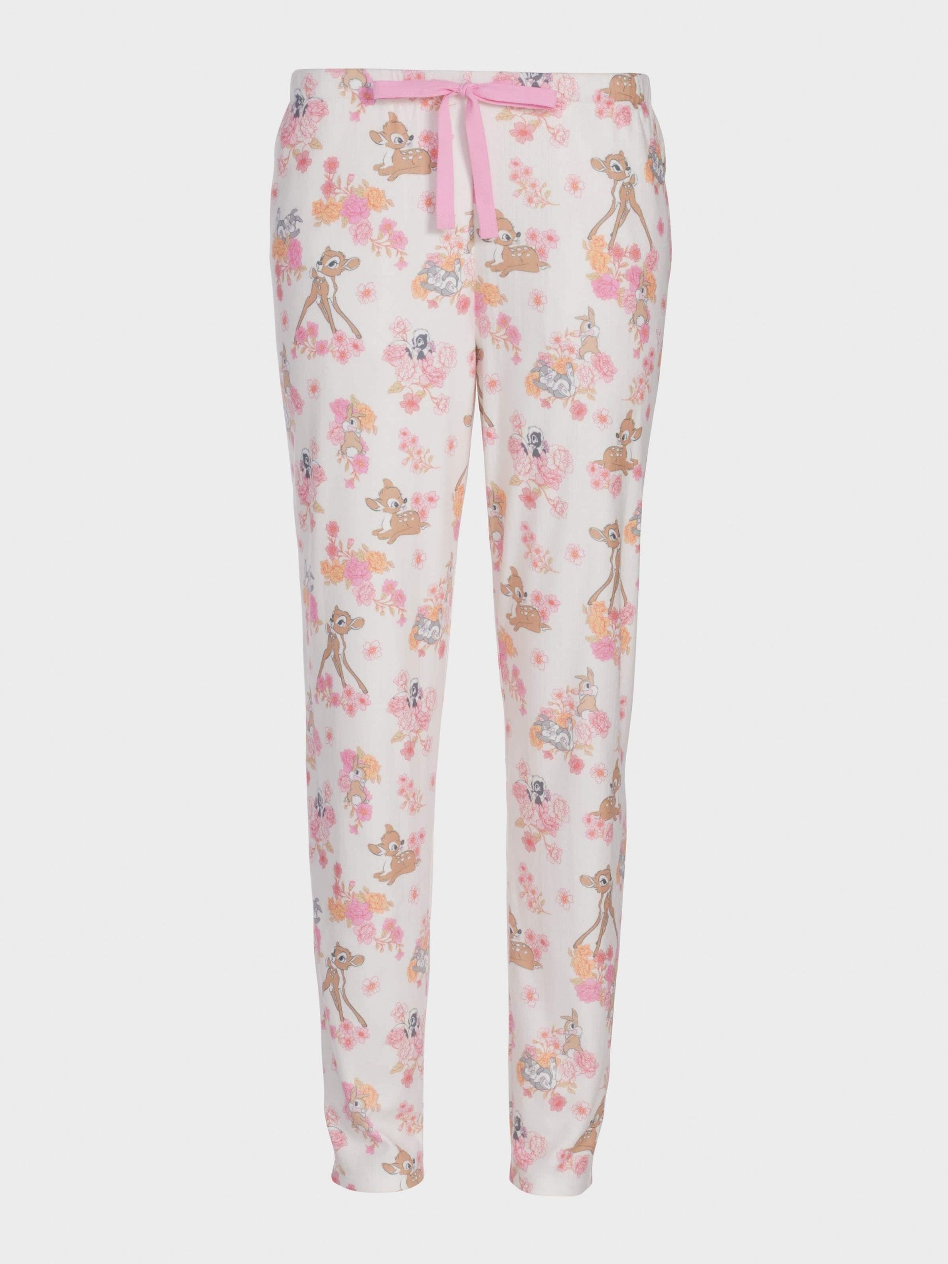 Bambi Tapered Leg Pointelle Pj Pant multi