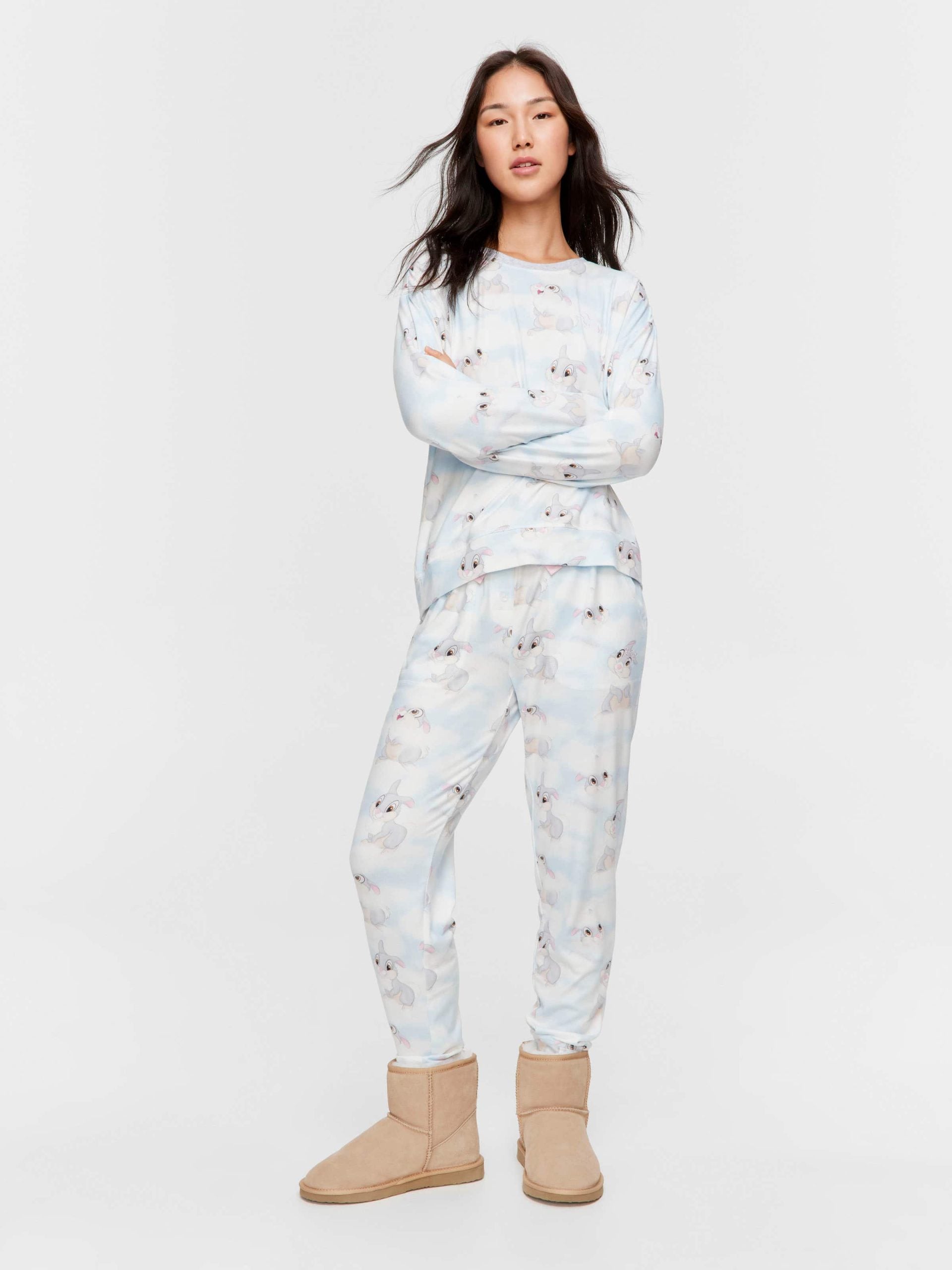 Thumper Plush Long Pj Set multi