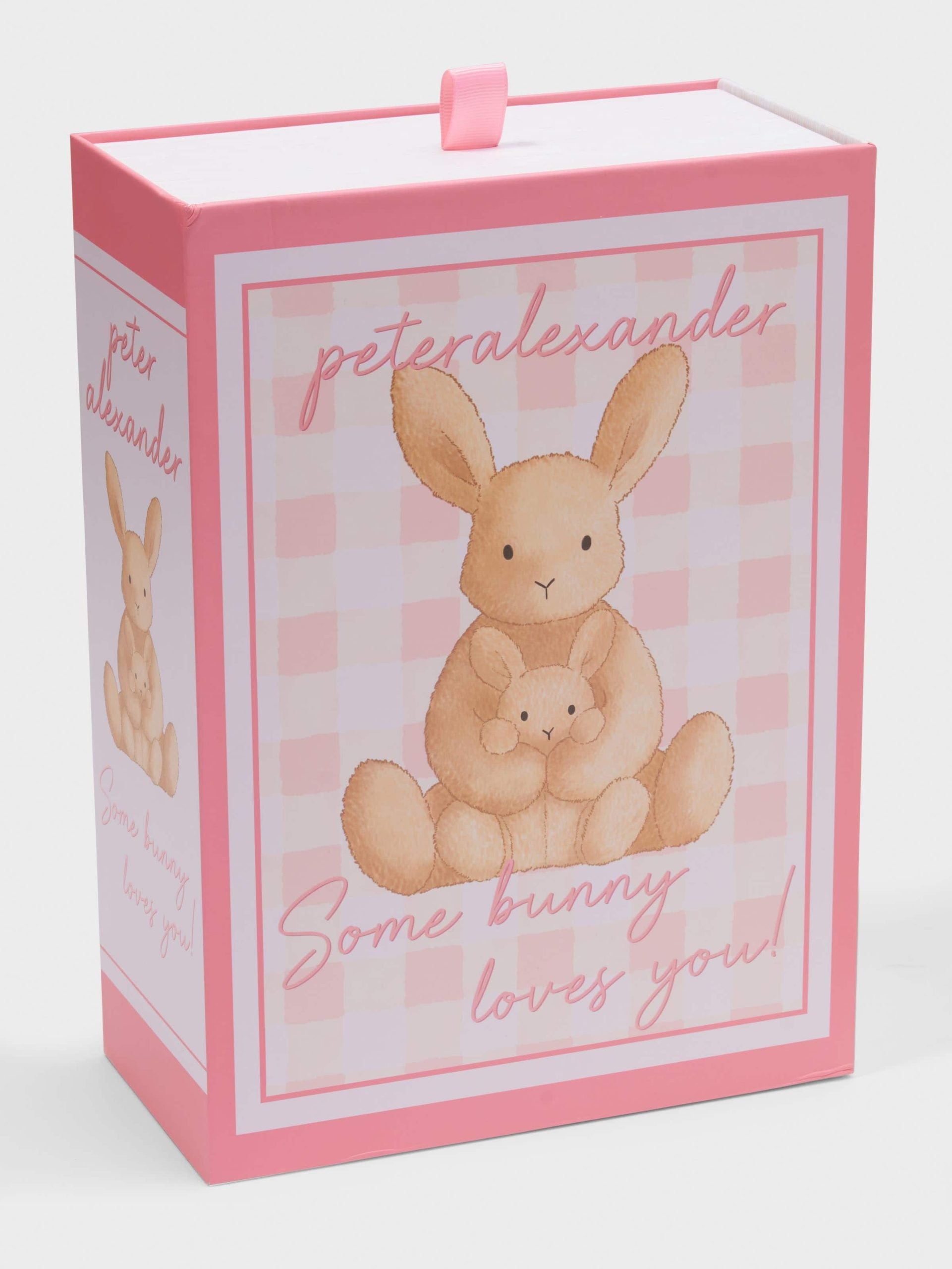 Soft Bunny Plush Long Classic Pj Set multi