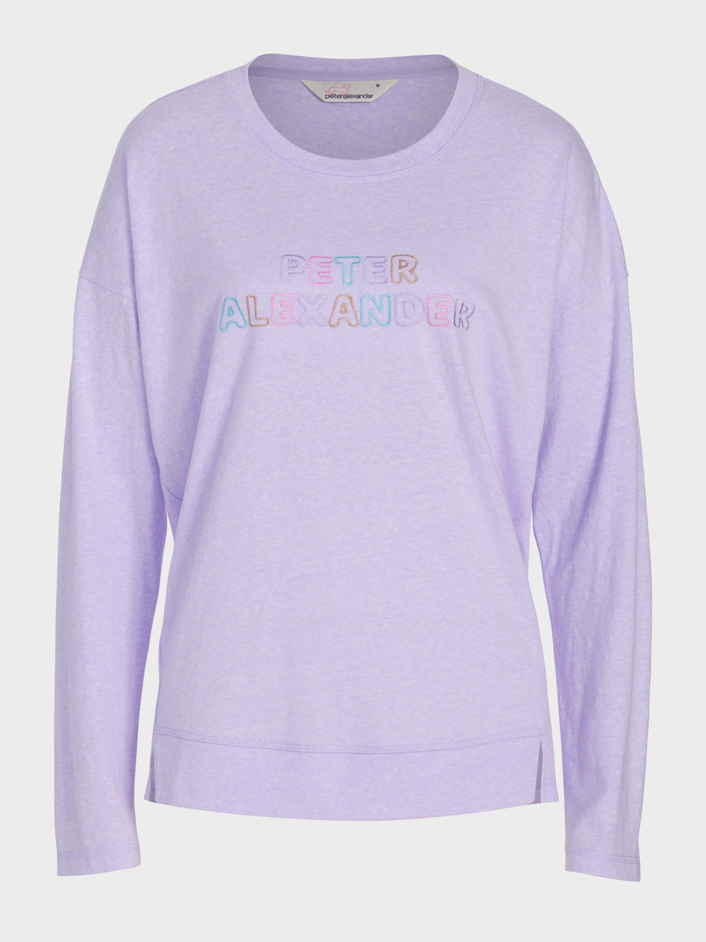 Peter Alexander Lilac Logo Long Sleeve Top lilac