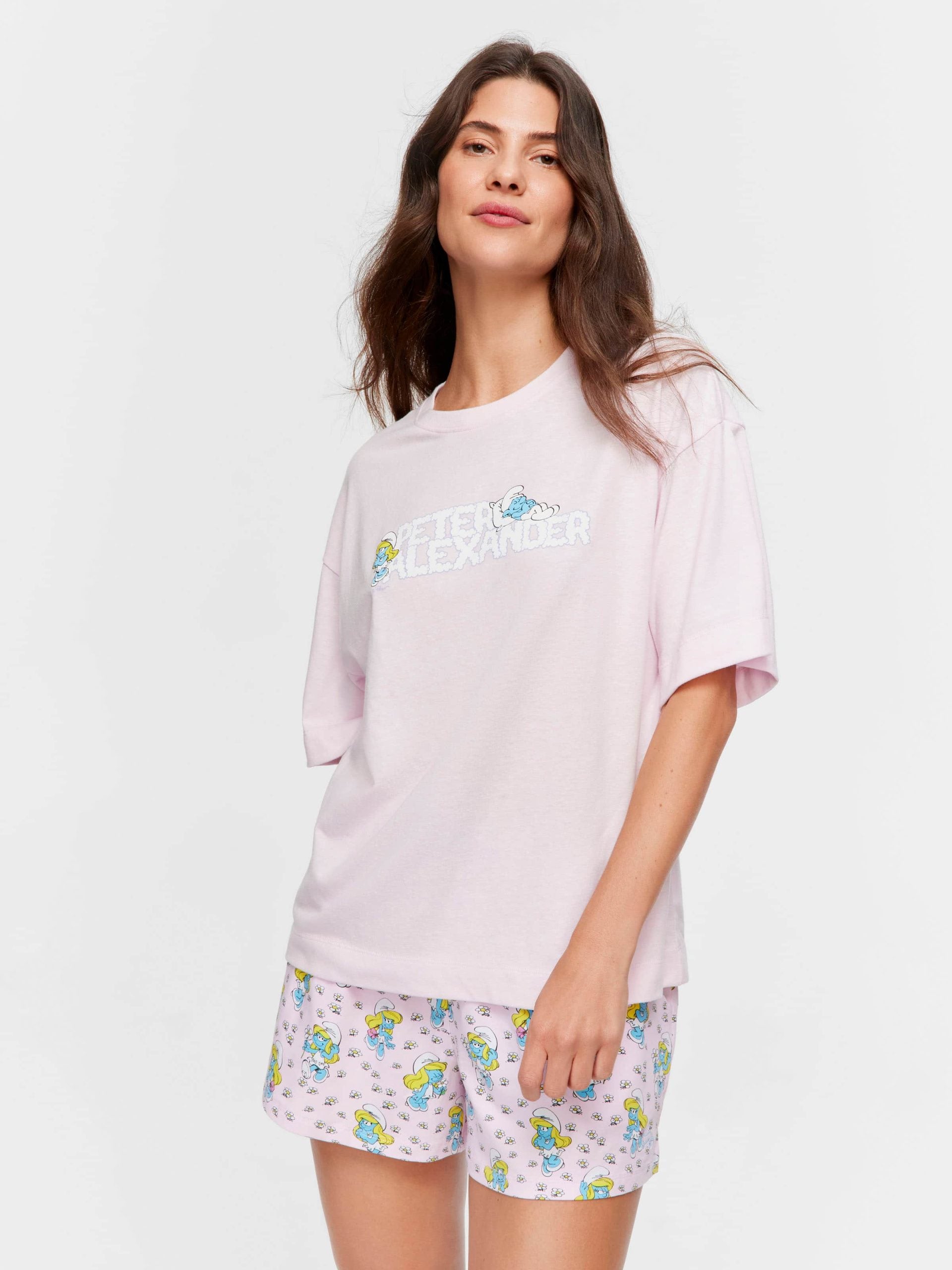 The Smurfs Tee pink
