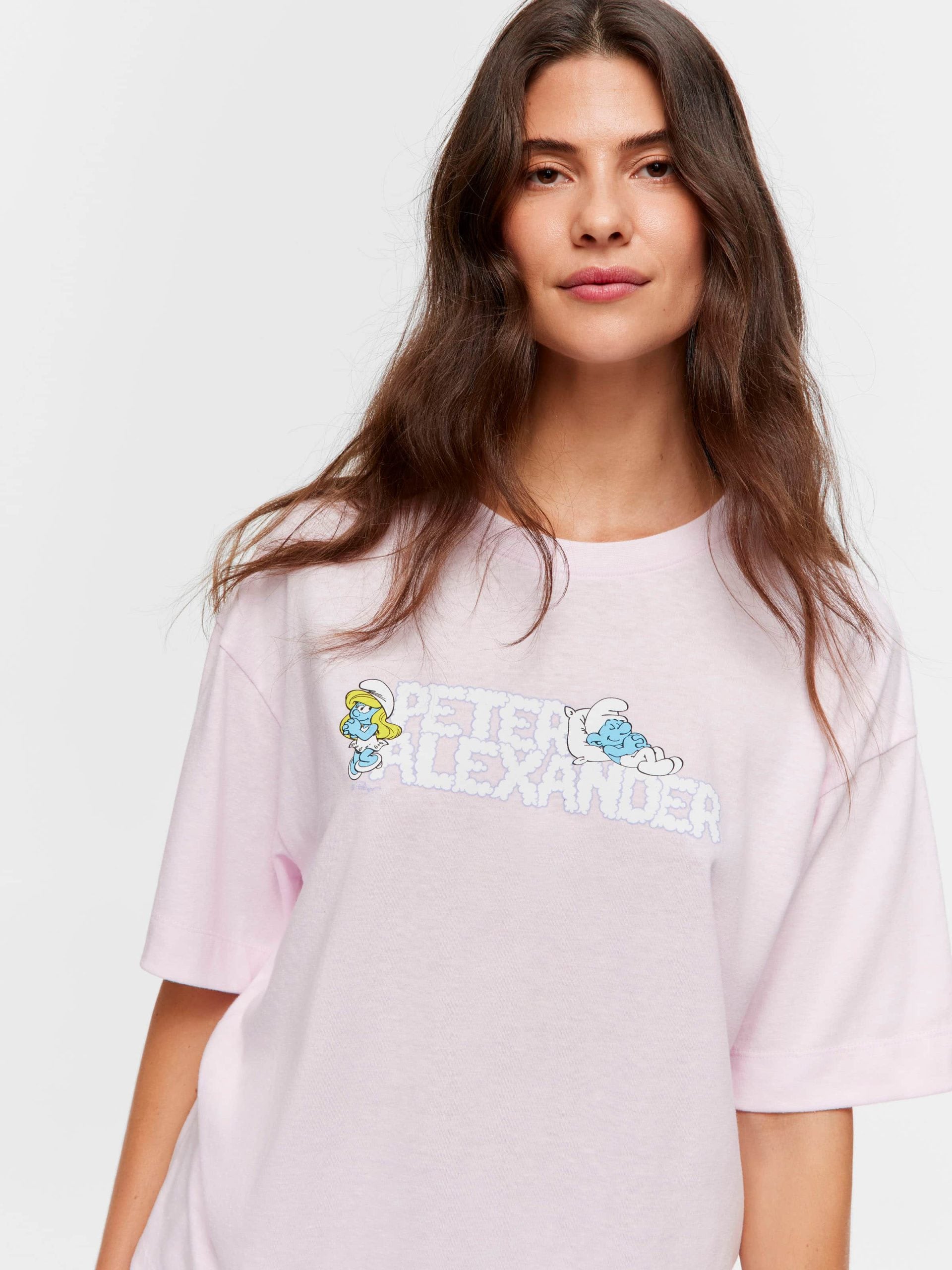 The Smurfs Tee pink